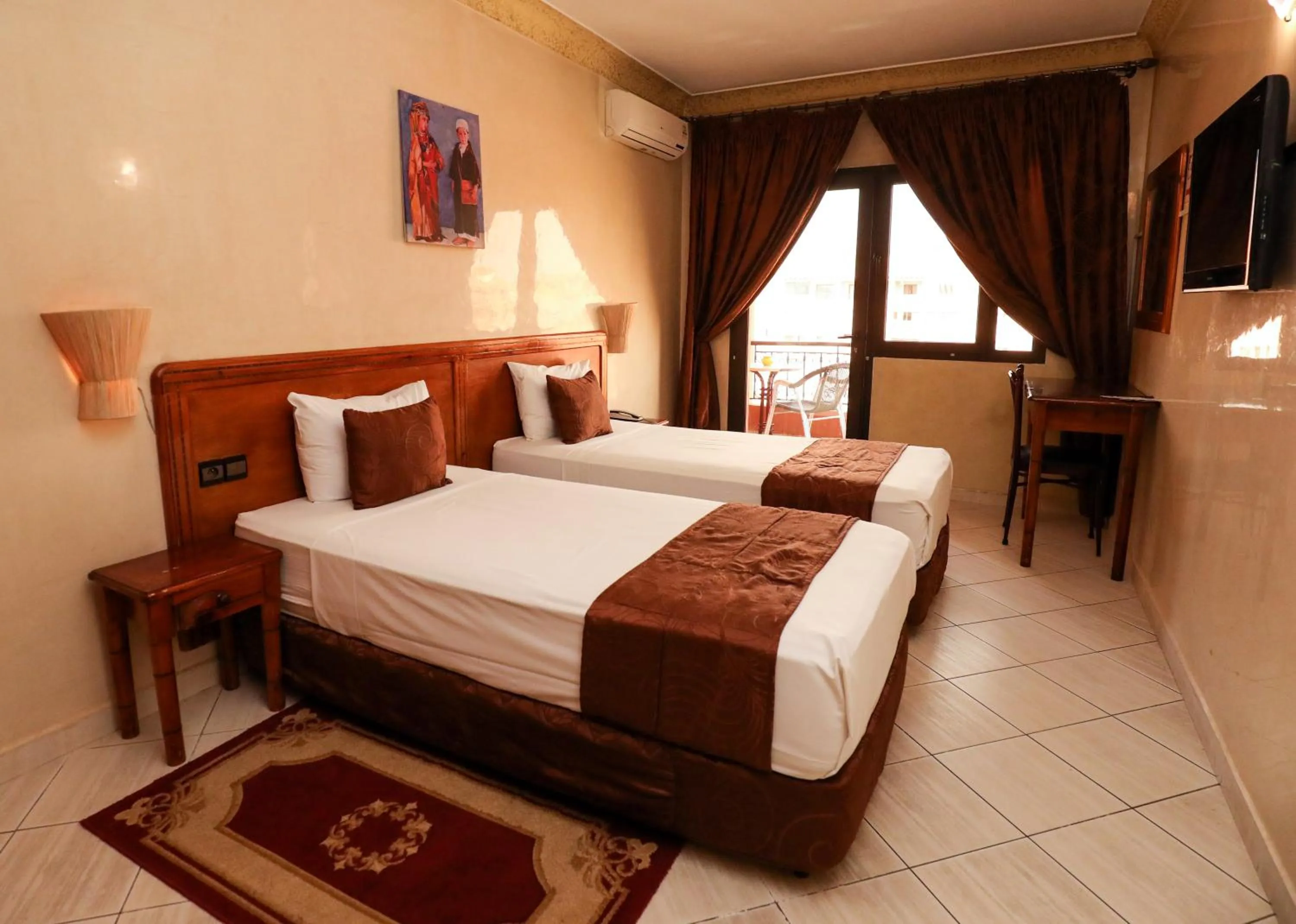 Bed in Hotel Majorelle