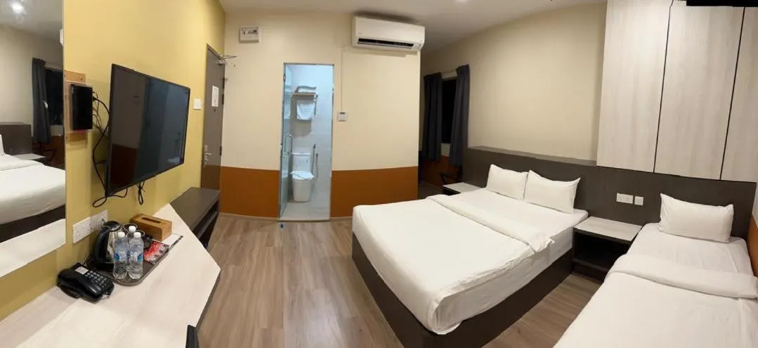 Bed in T SQUARE HOTEL (IPOH)