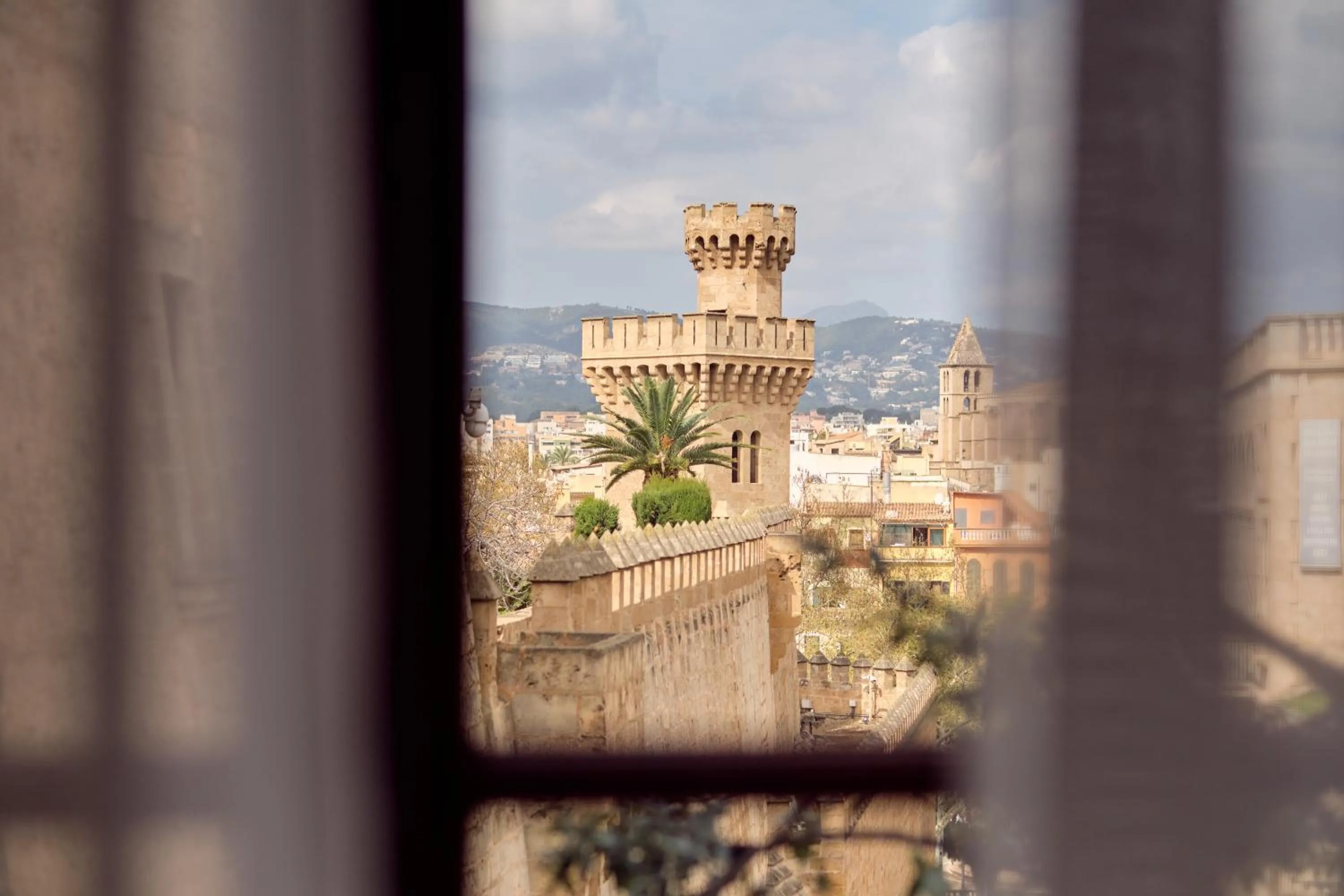 City view in Hotel Can Cirera