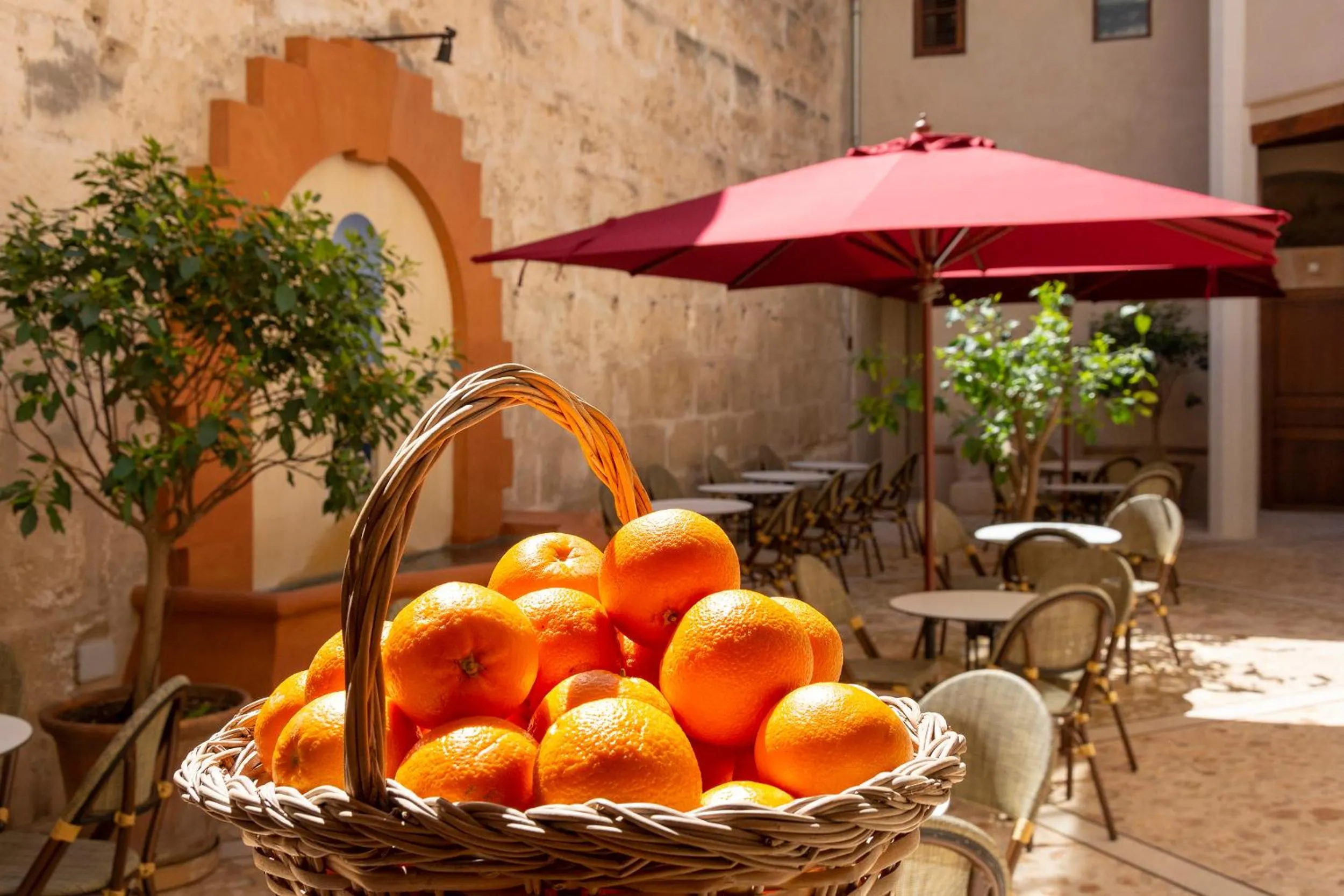 Patio in Hotel Can Cirera