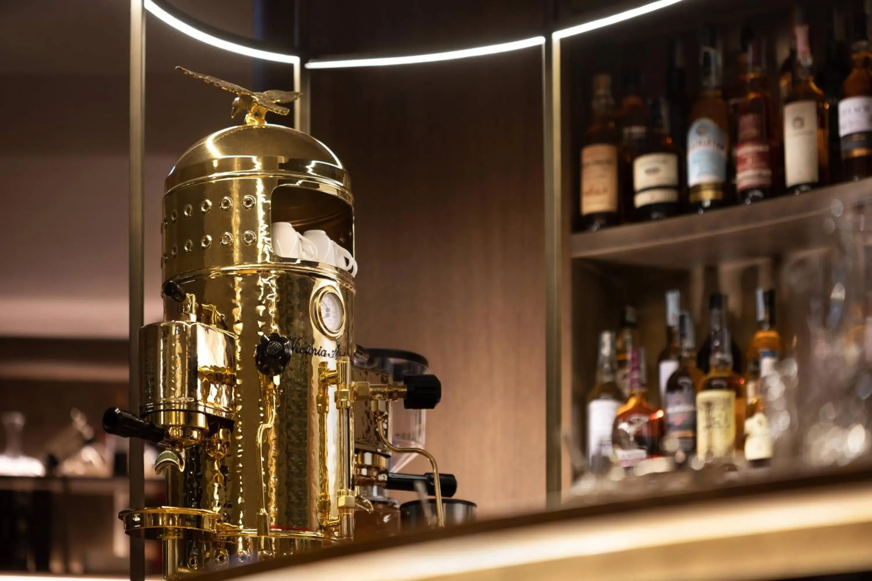 Lounge or bar in Grand Universe Lucca, Autograph Collection Lounge or bar in Grand Universe Lucca, Autograph Collection