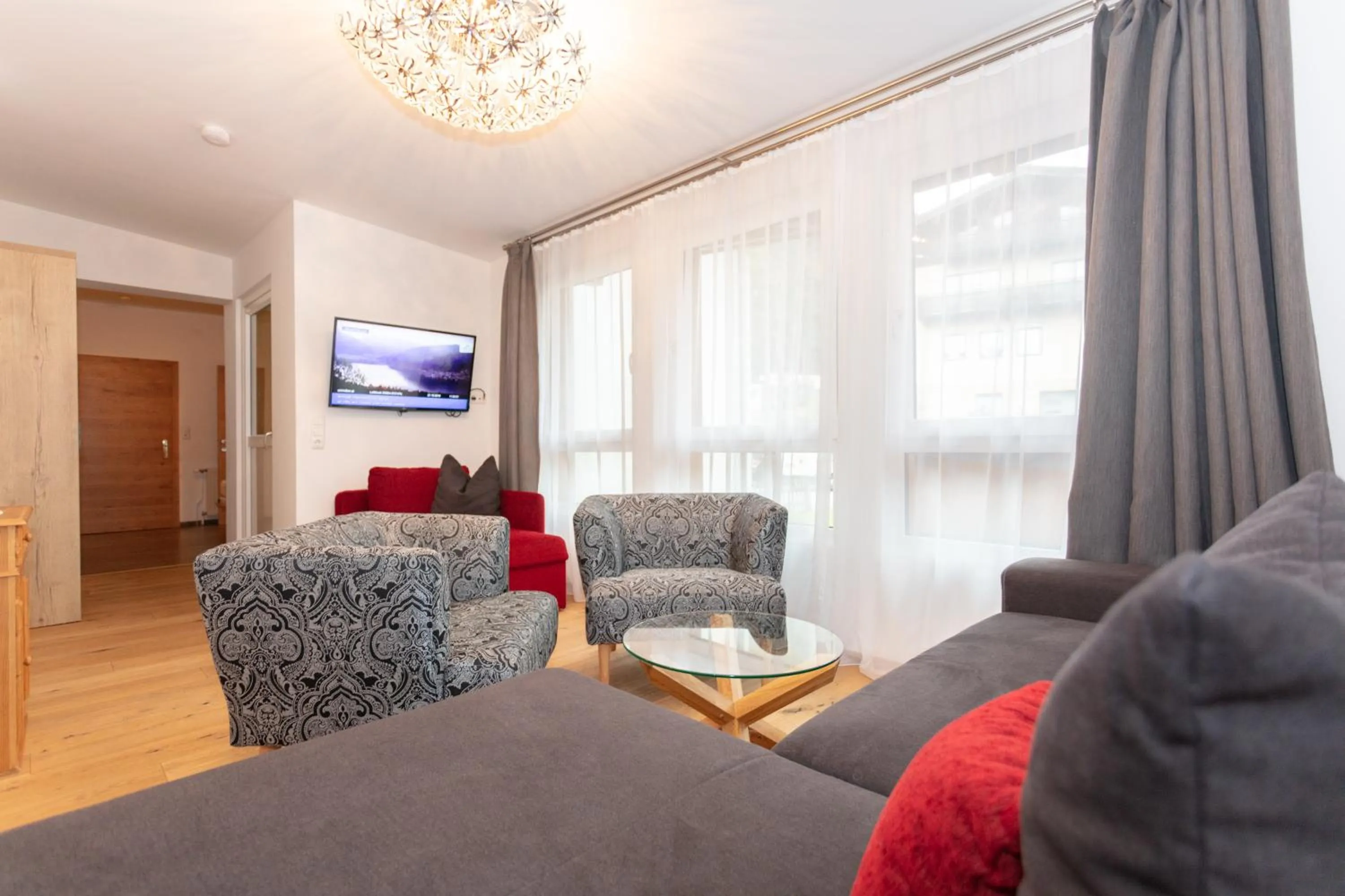 Living room in Schmittental Pension Self-Check-In