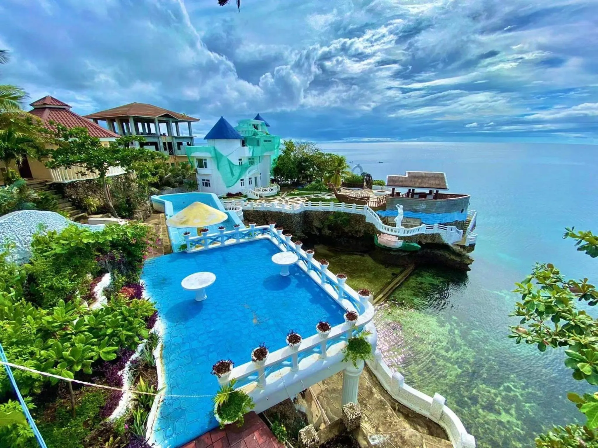 Bird's eye view in Azure Camotes Resort Hotel