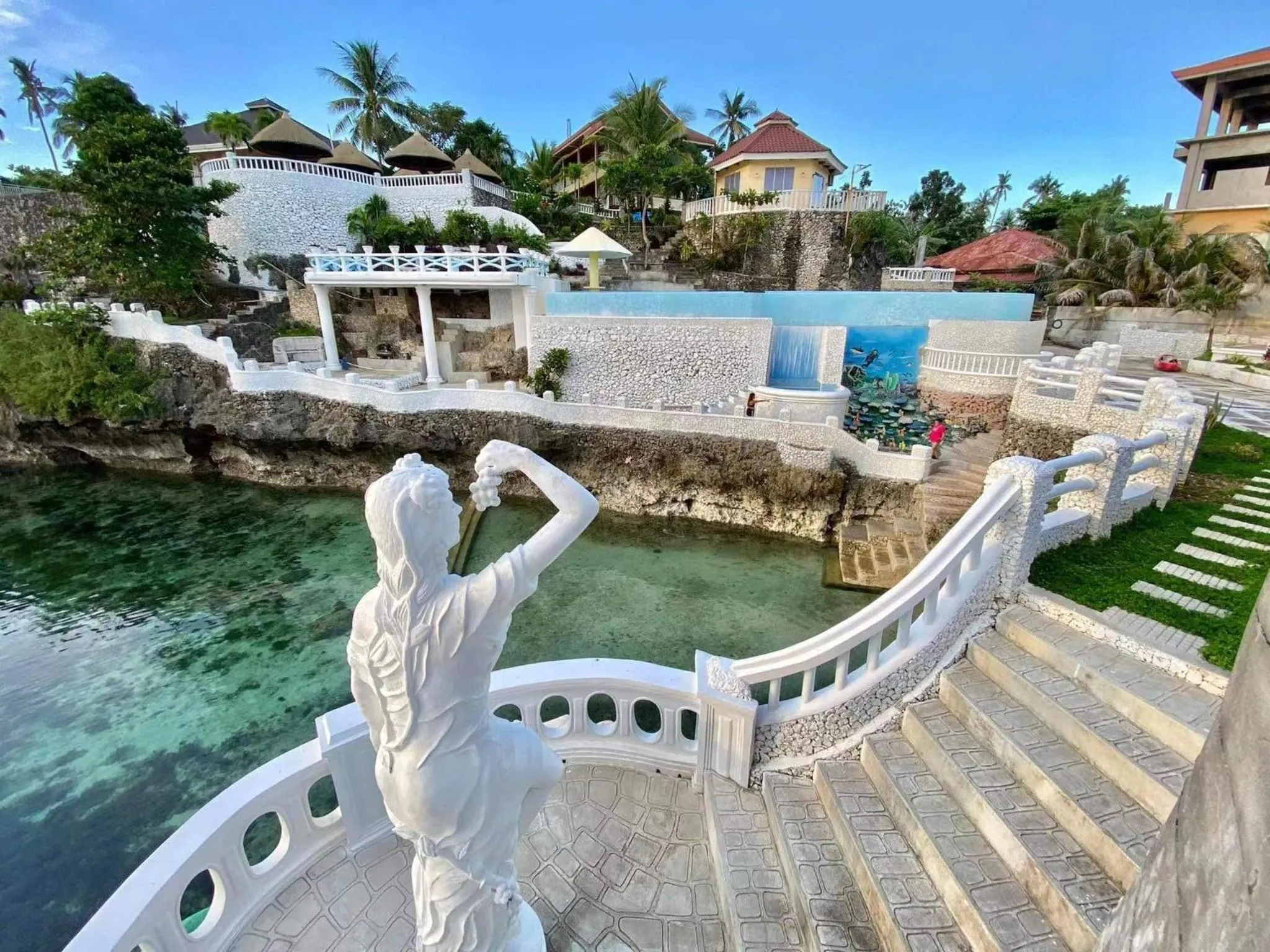 Swimming pool in Azure Camotes Resort Hotel