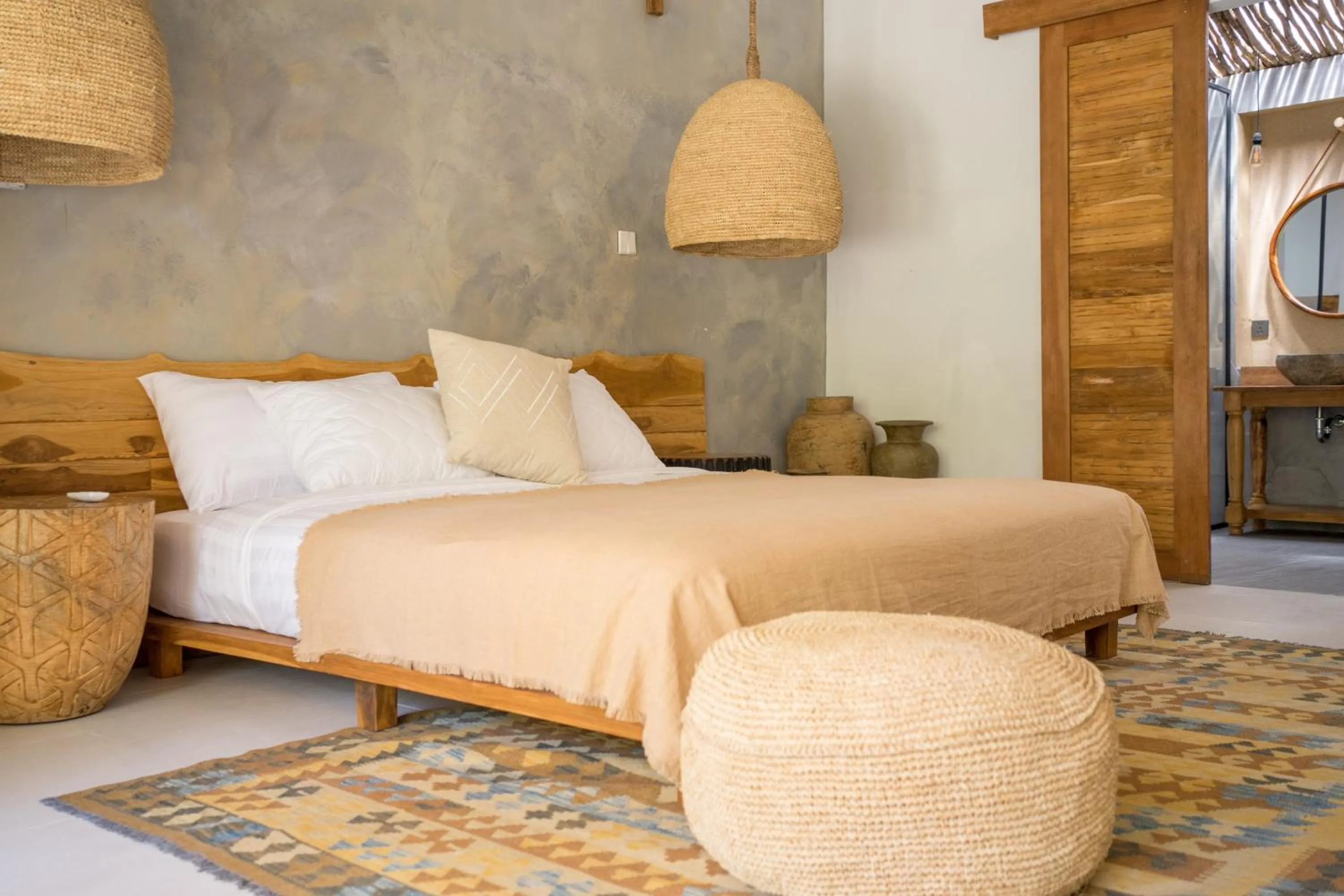 Bed in Nagara Boutique Hotel