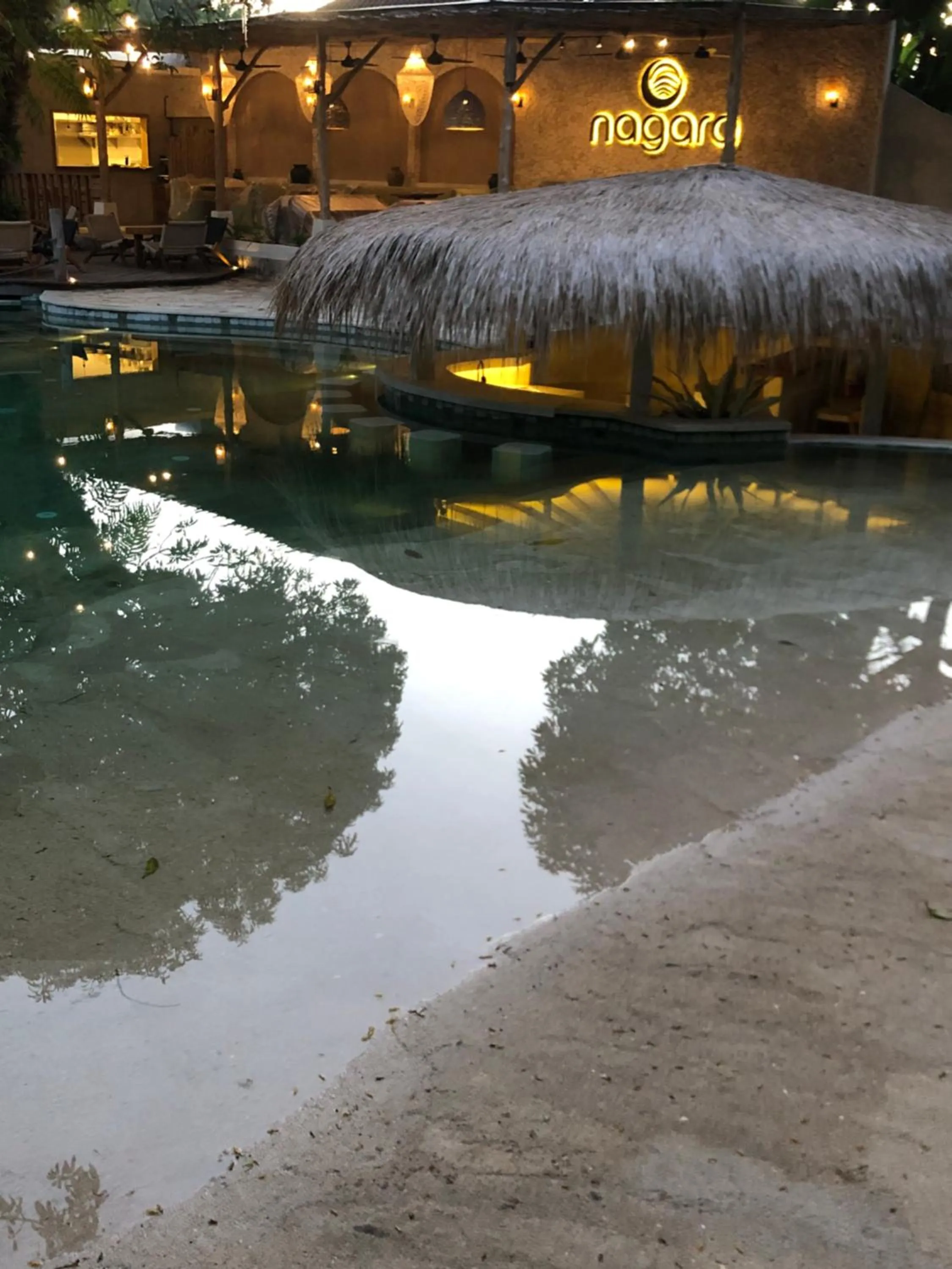 Pool view in Nagara Boutique Hotel