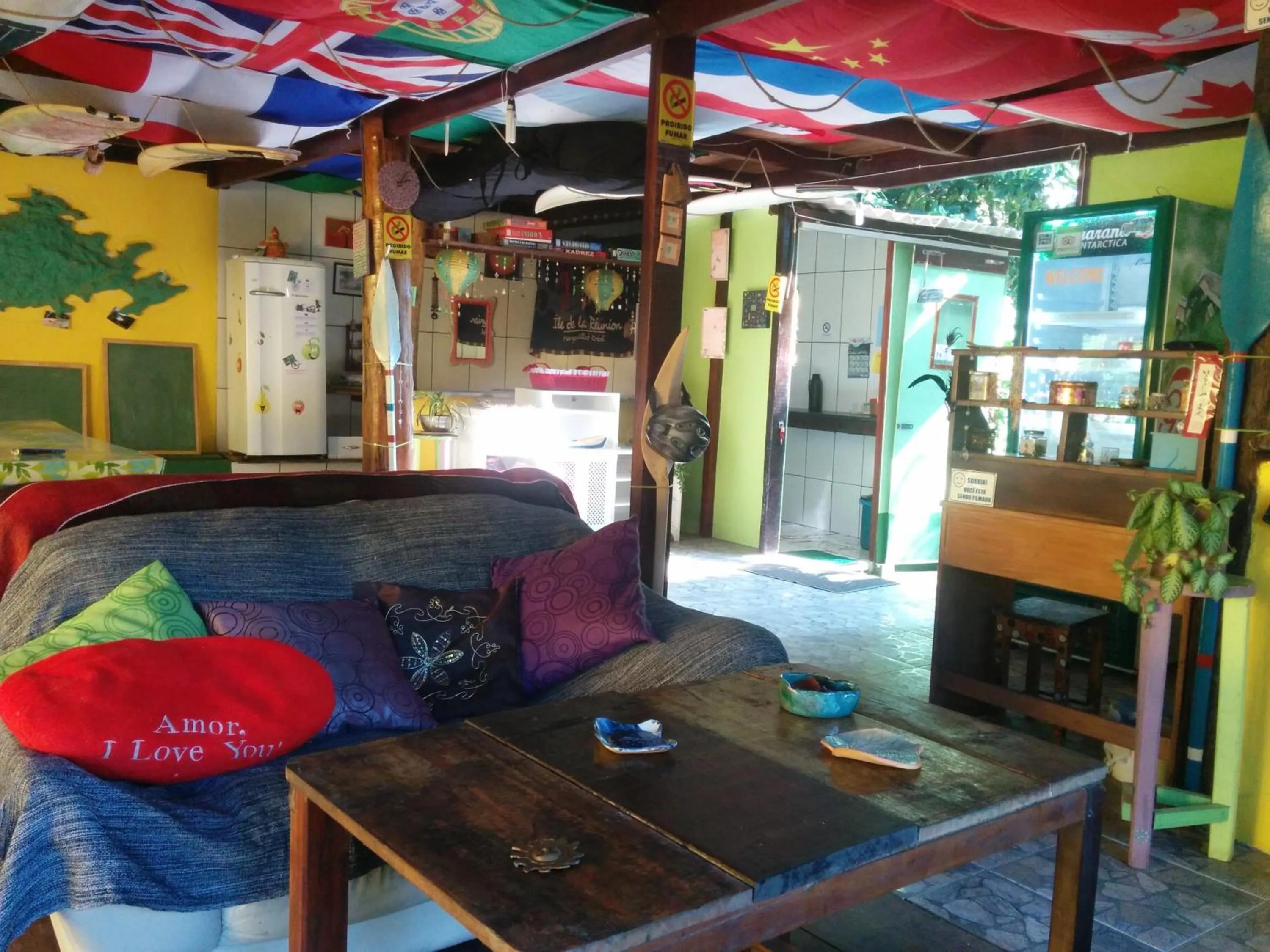 Decorative detail in Bela Casa Quartos e Hostel Ilha Grande