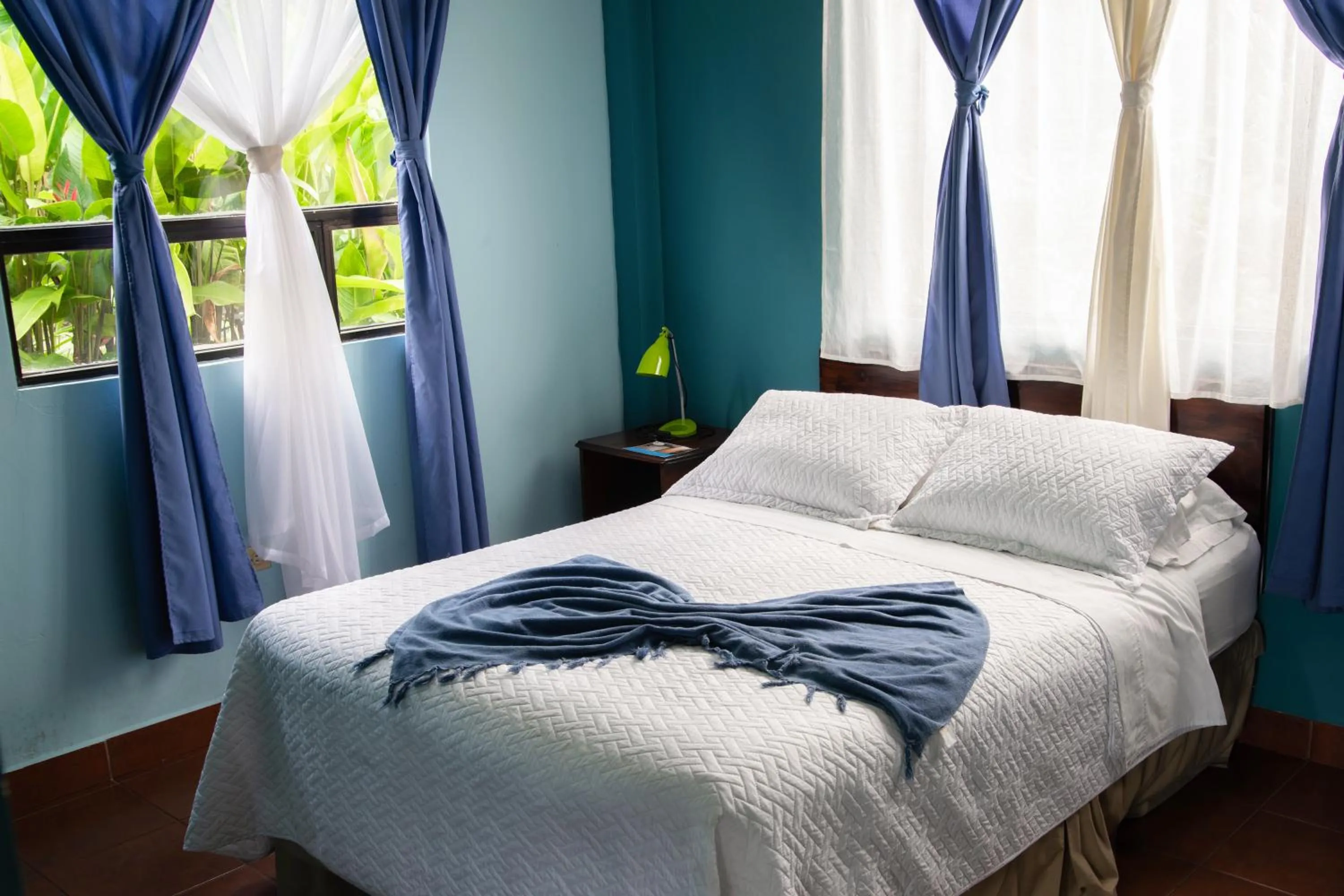 Bed in Hotel y Bungalows El Jardín