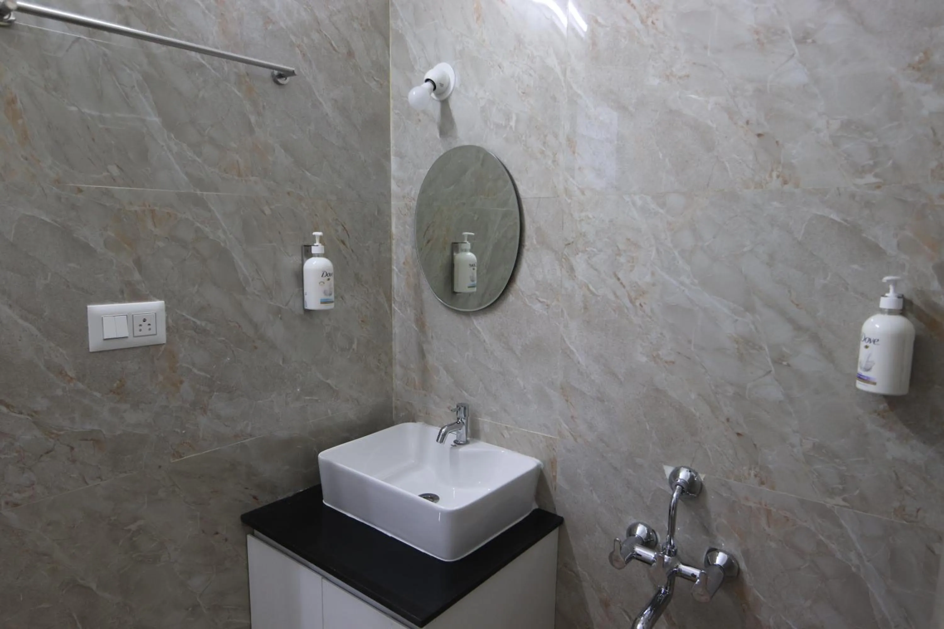 Shower in Athulya Stays