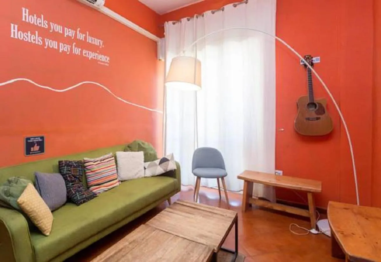 Living room in Hostel of the Sun