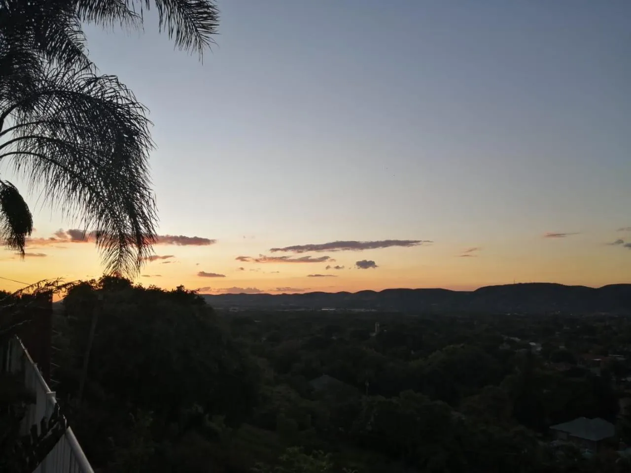 Sunset in Palm View Guest House