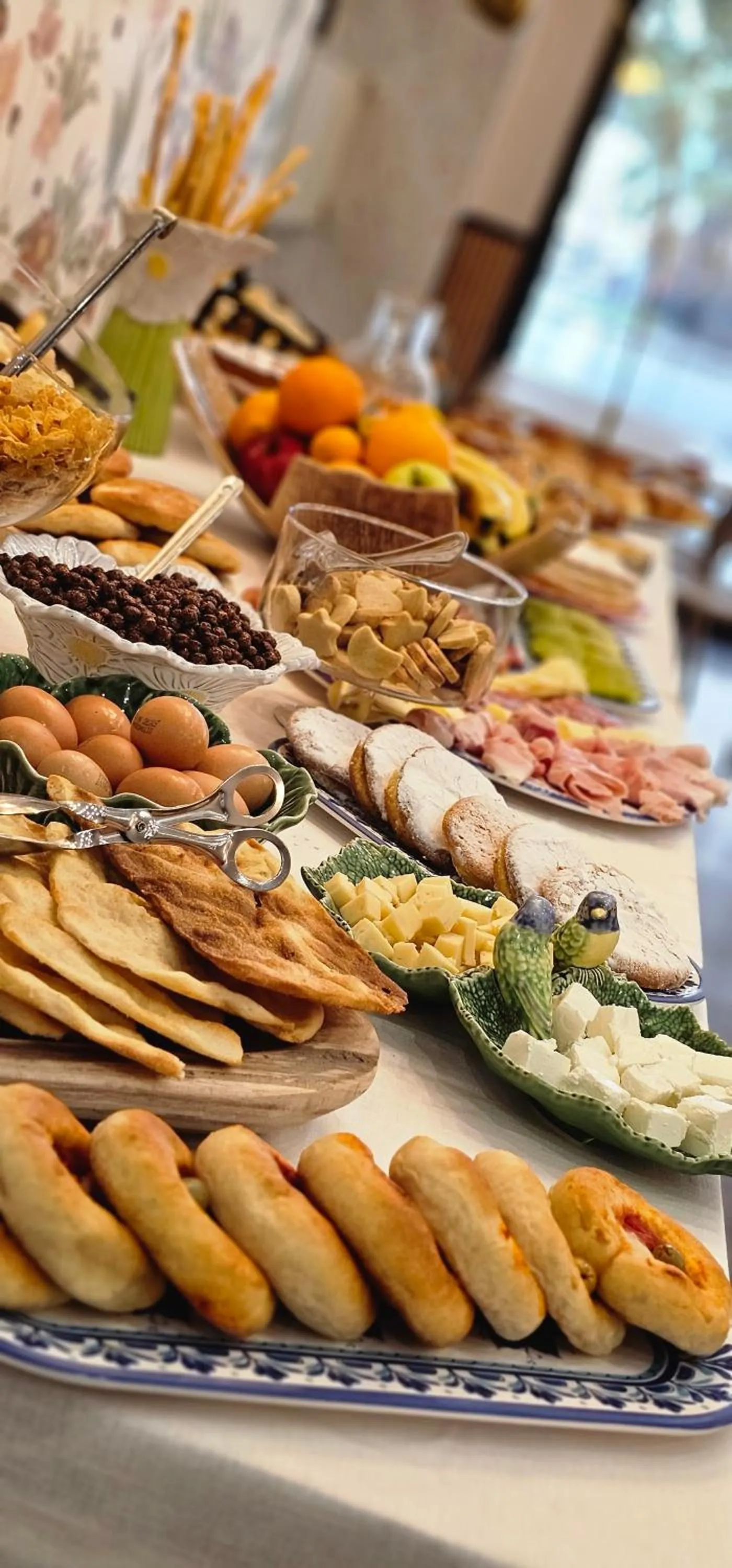 Buffet breakfast in Hotel La Superba