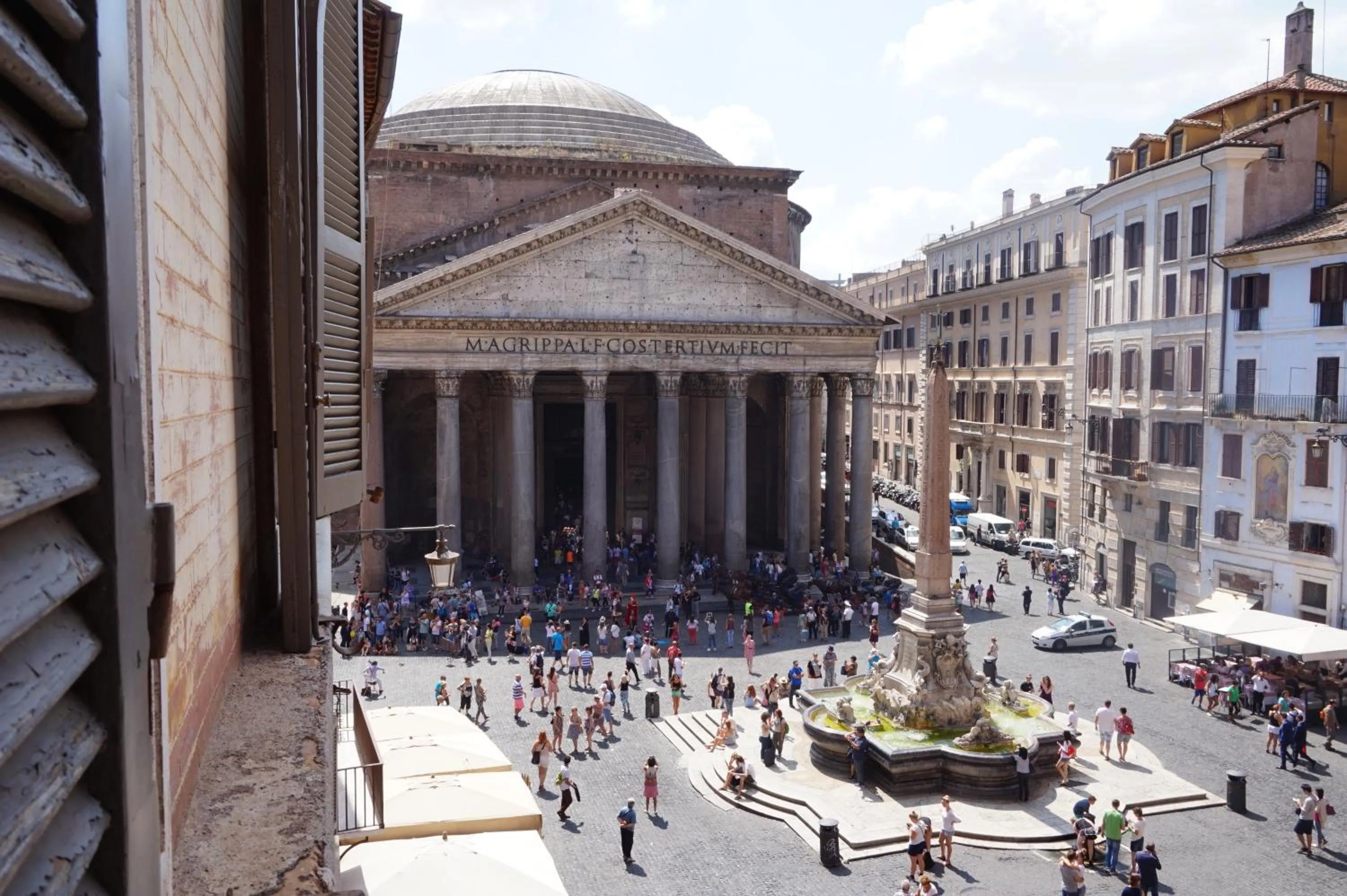 City view in Antico Albergo del Sole al Pantheon