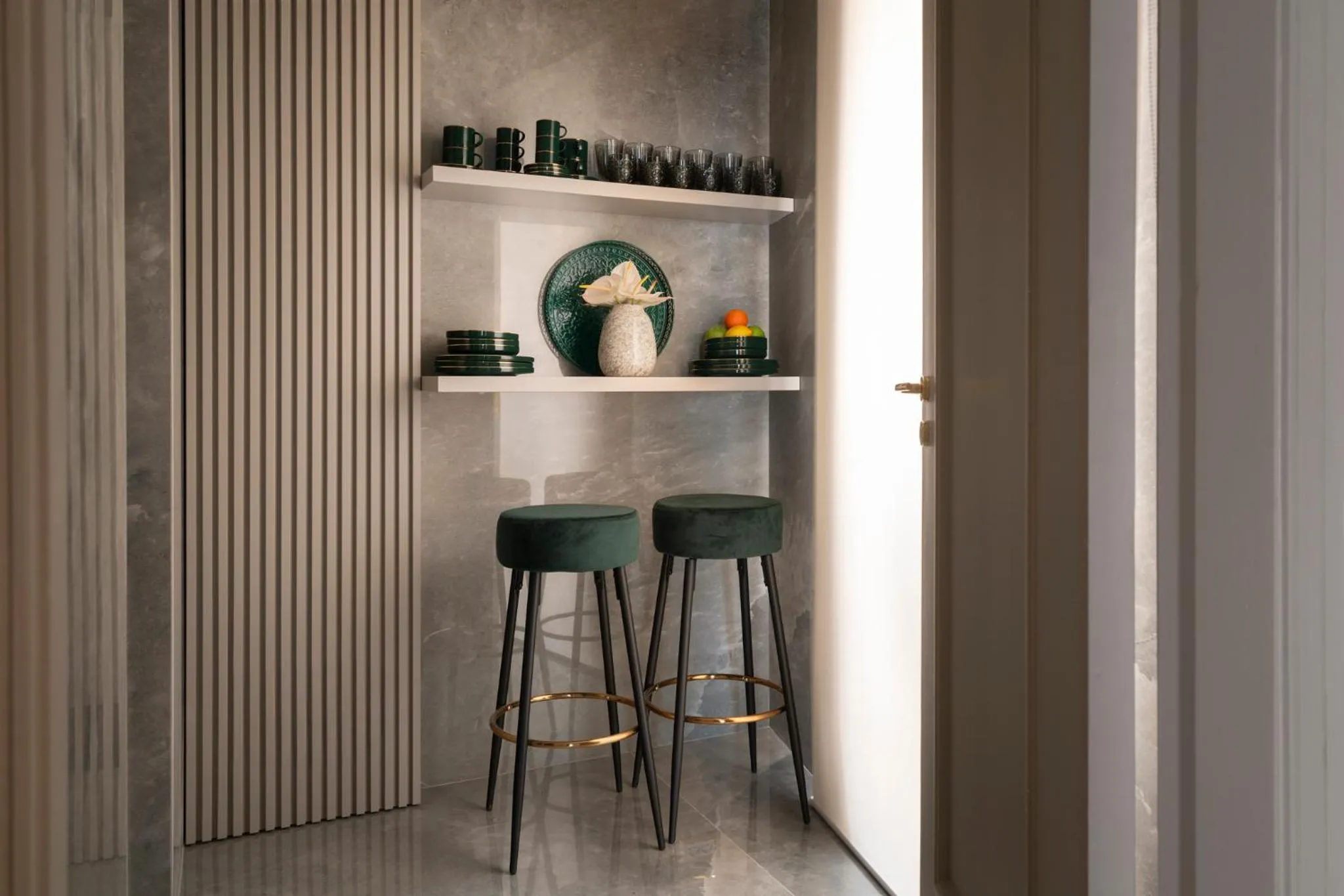 Kitchen or kitchenette in Antico Albergo del Sole al Pantheon