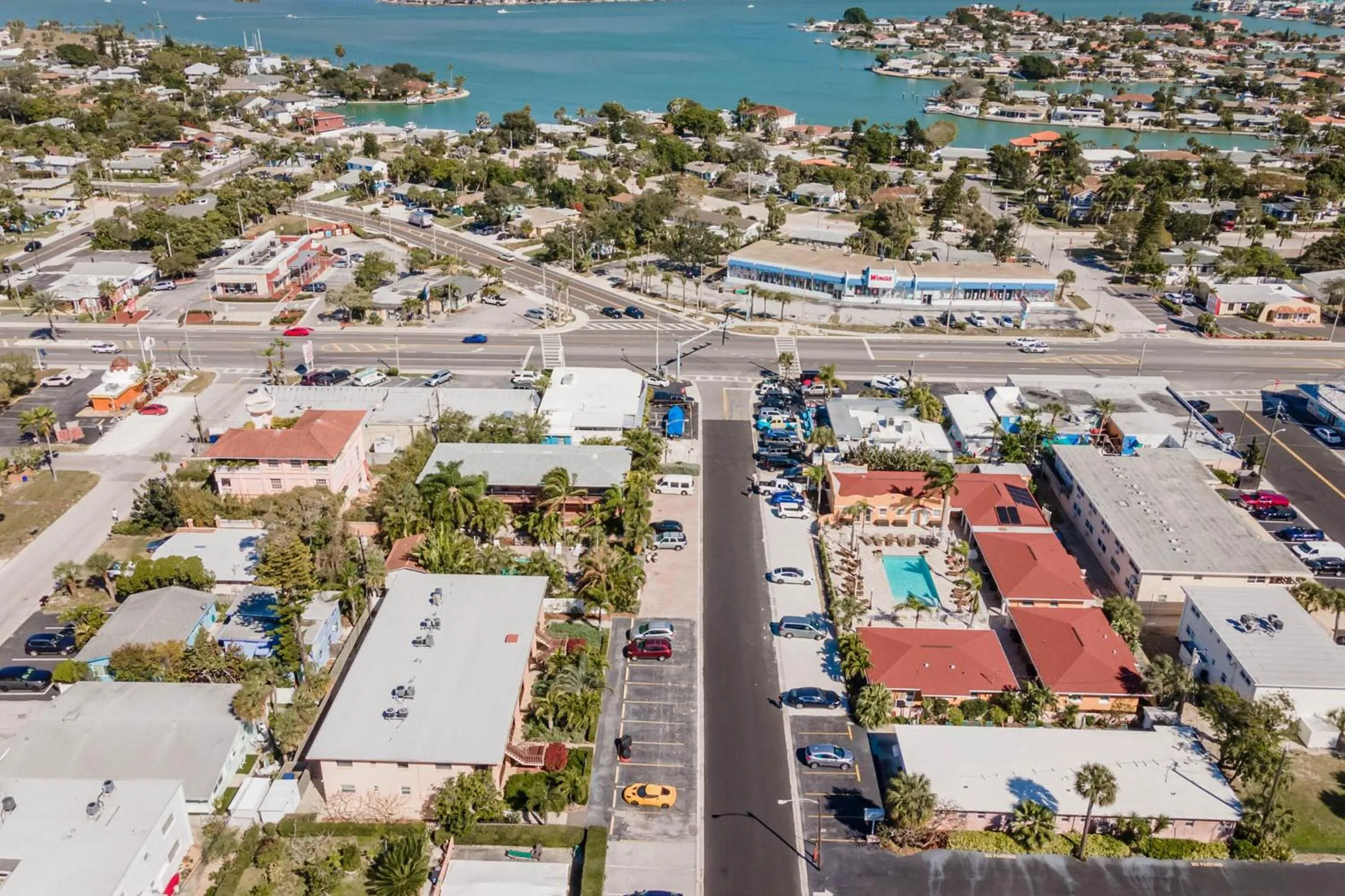 Bird's eye view in Upham Beach Inn