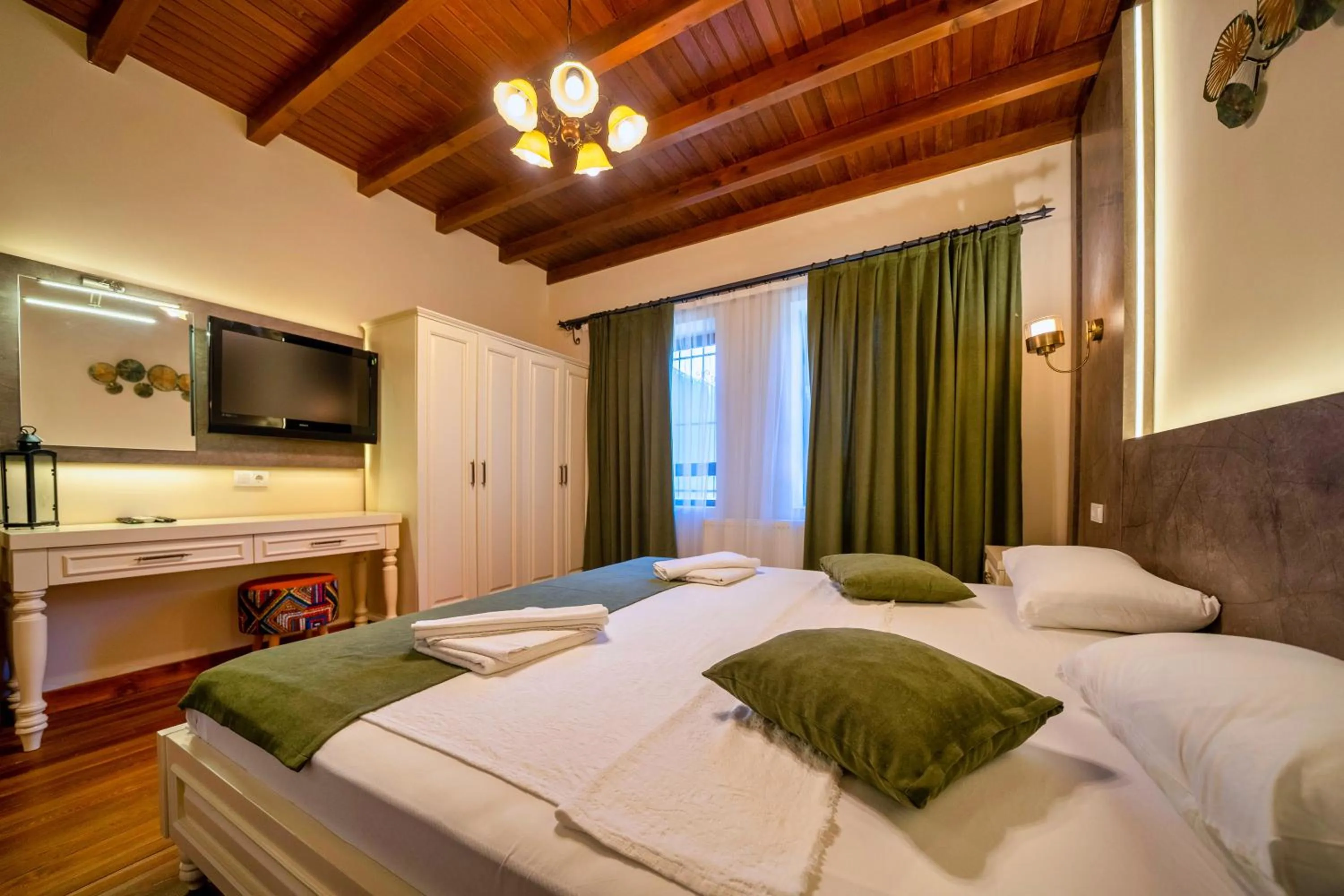 Bed in Lemon Villa Fethiye very special location and stylish design