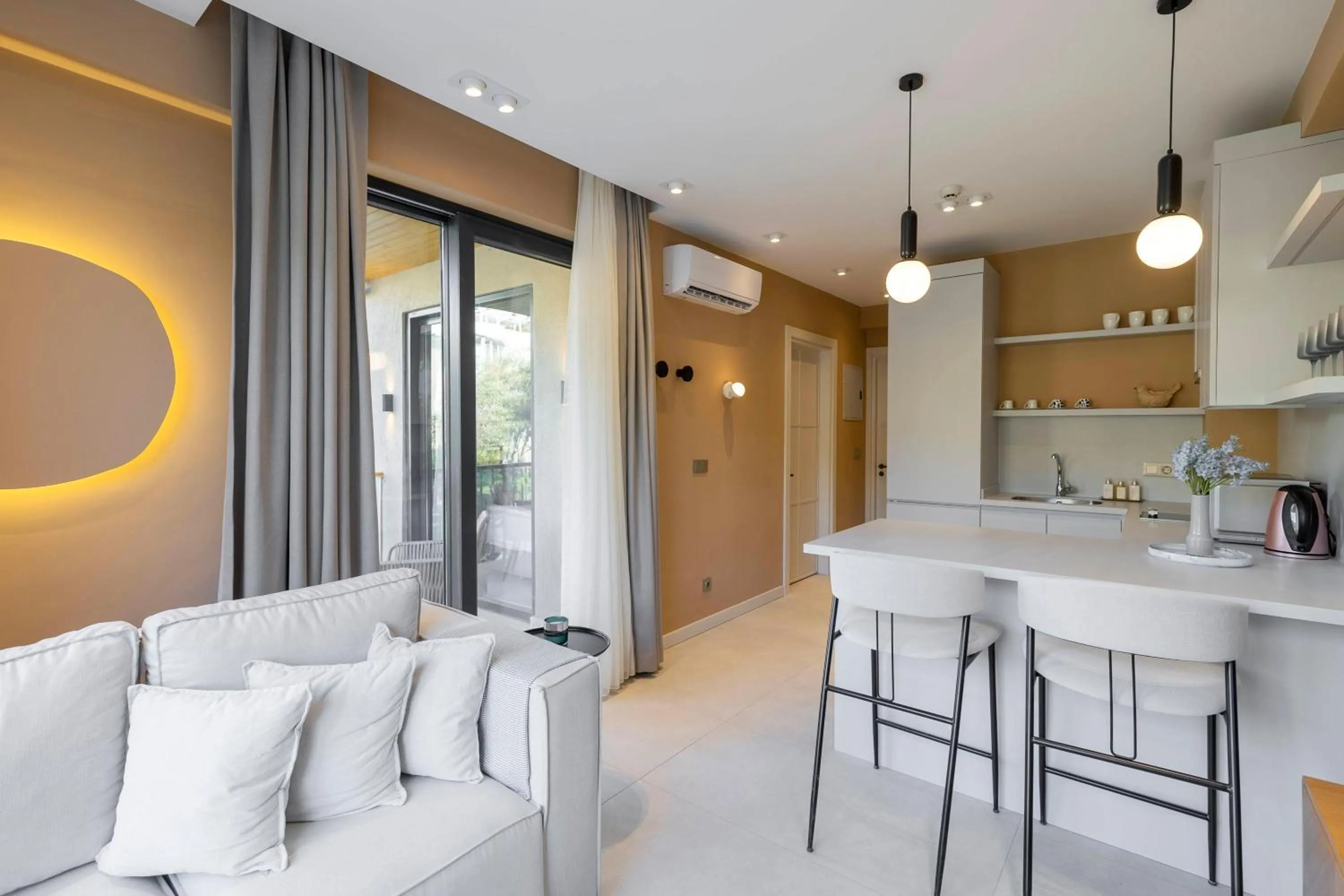 Living room in Helis Premium Suites Bodrum