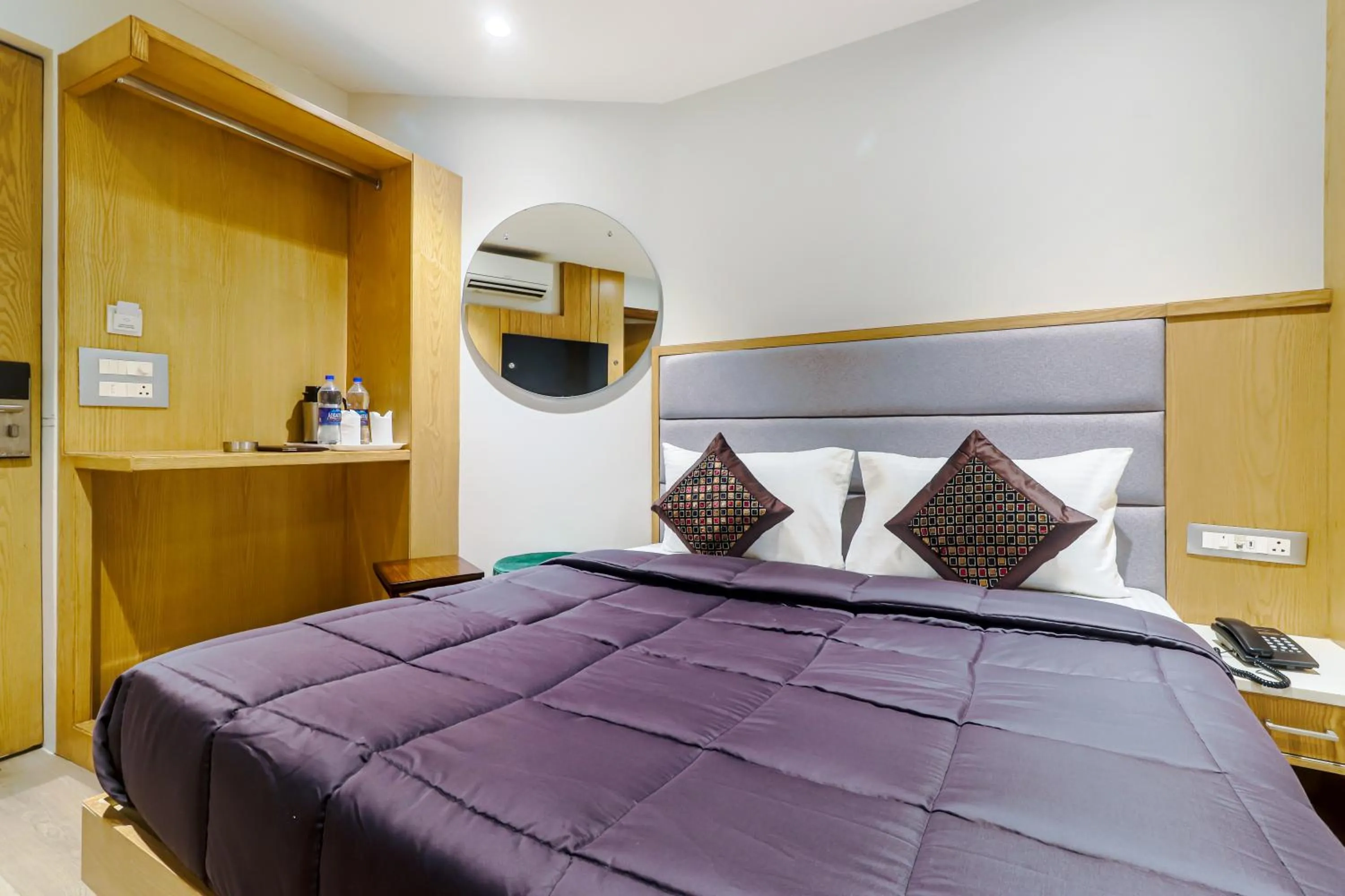 Bed in Hotel Bricks, Karol Bagh, New Delhi