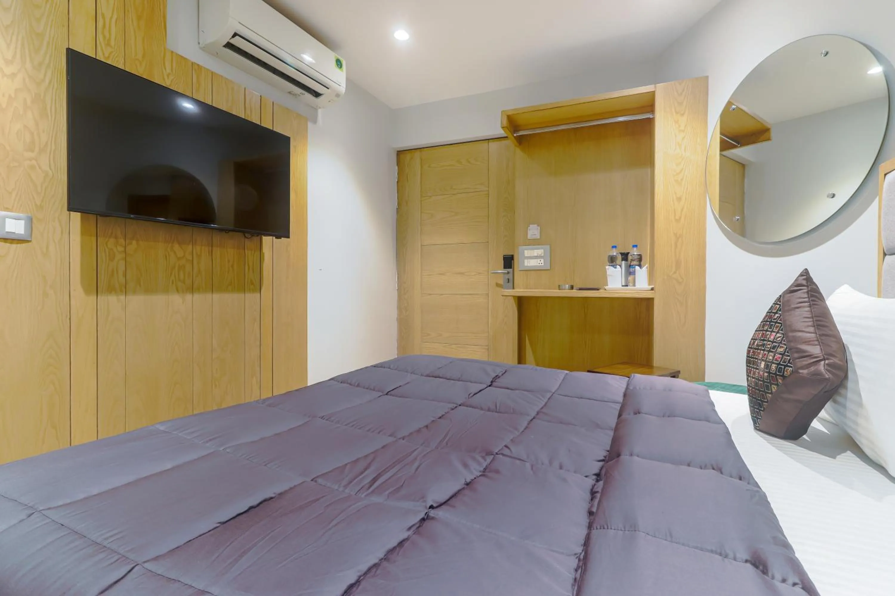 Bed in Hotel Bricks, Karol Bagh, New Delhi