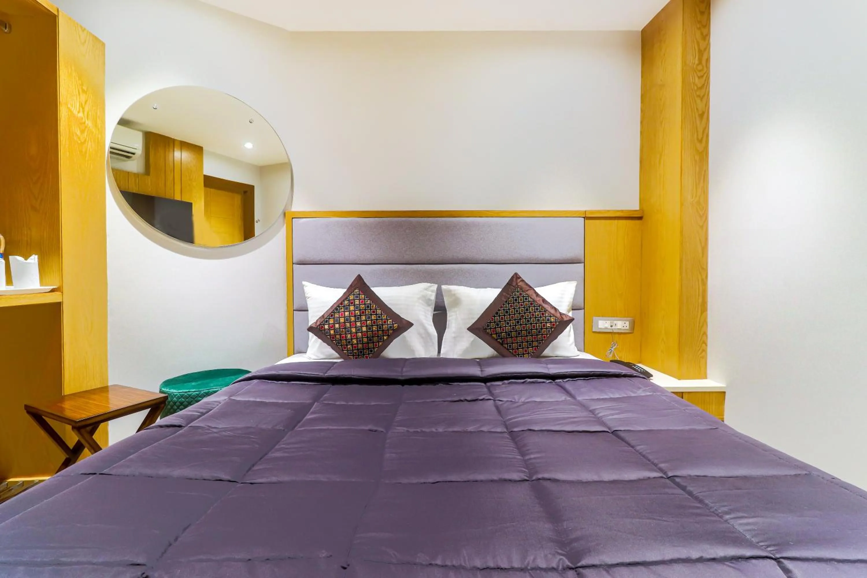 Bed in Hotel Bricks, Karol Bagh, New Delhi