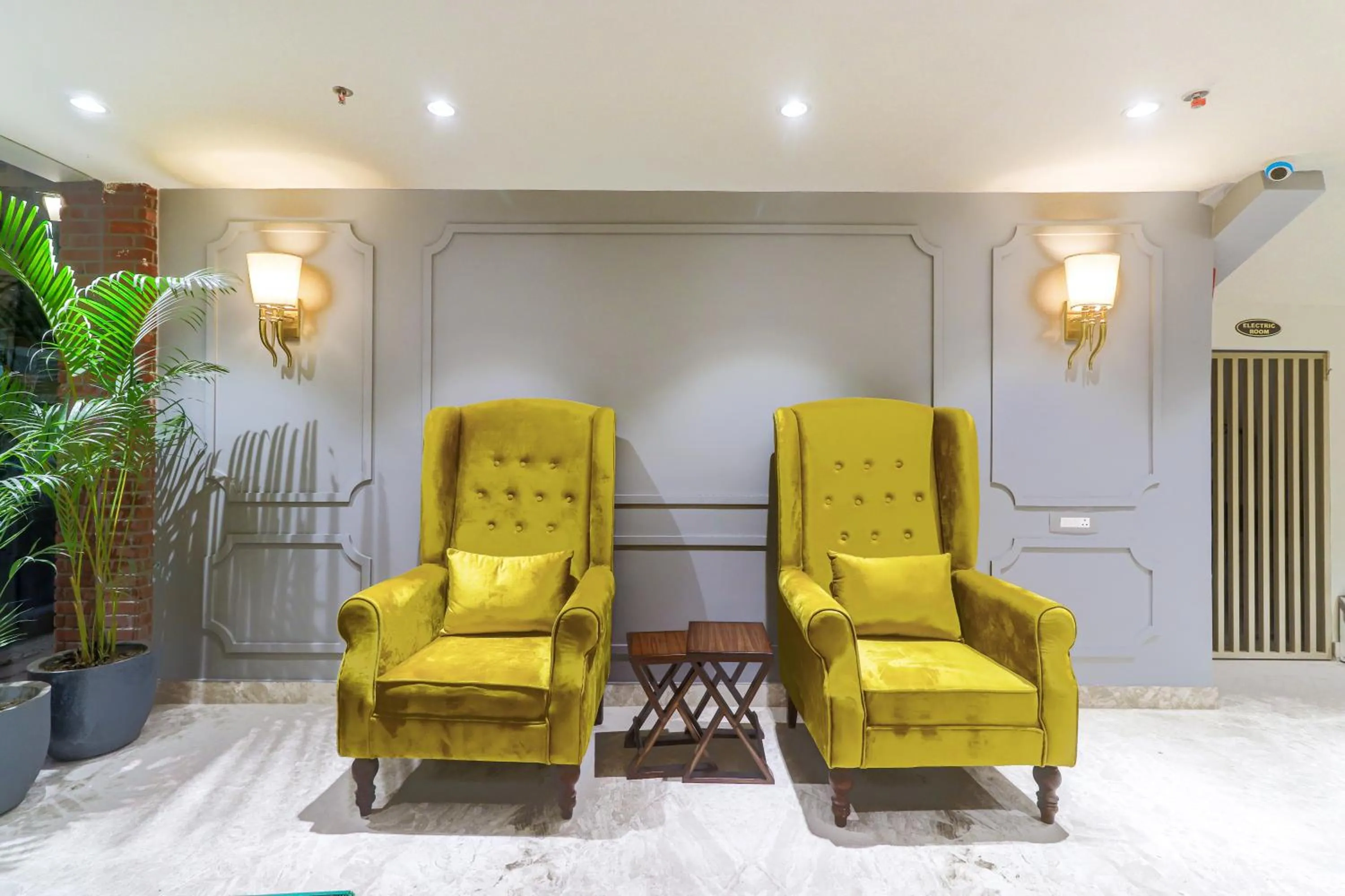 Lobby or reception in Hotel Bricks, Karol Bagh, New Delhi