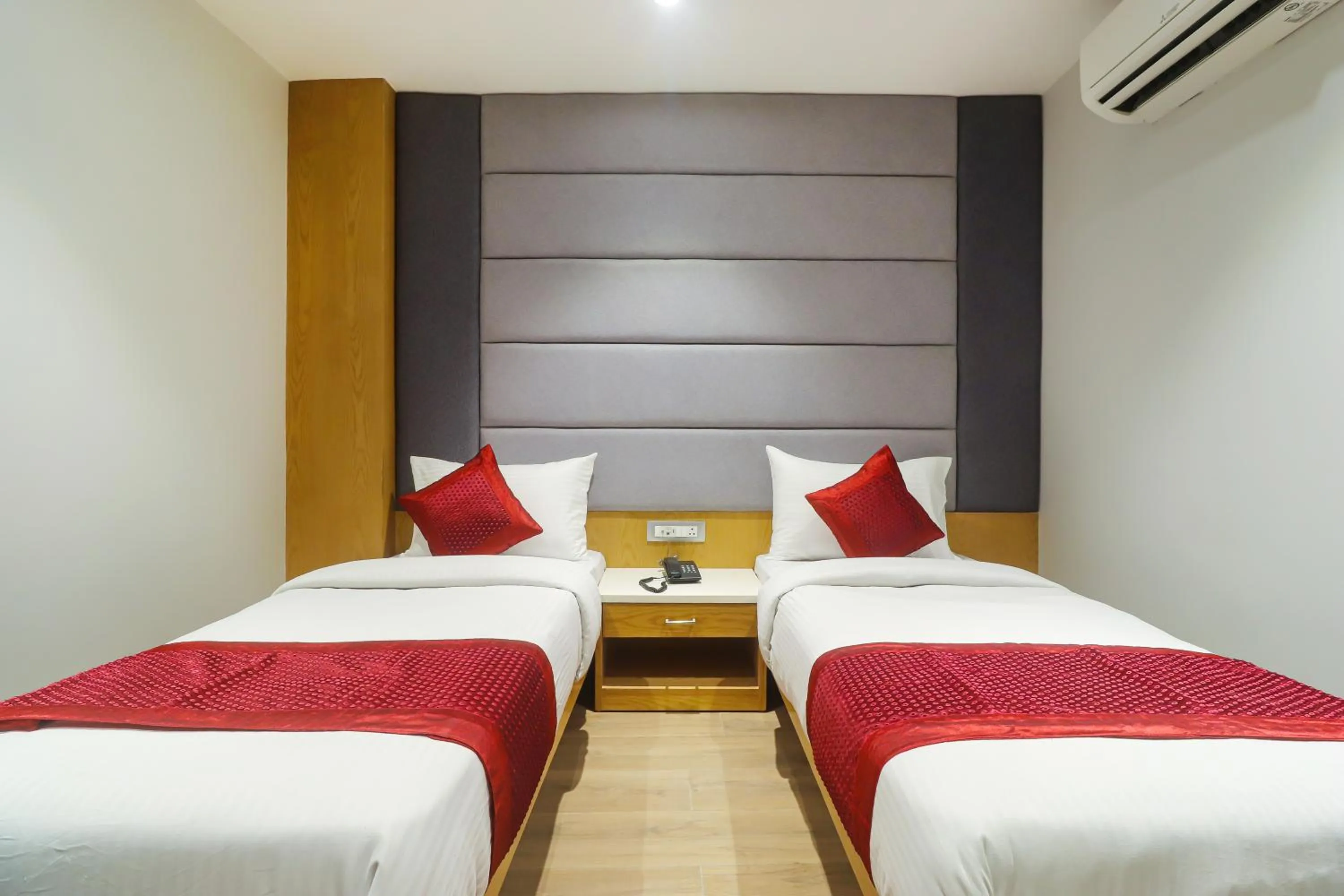 Bed in Hotel Bricks, Karol Bagh, New Delhi