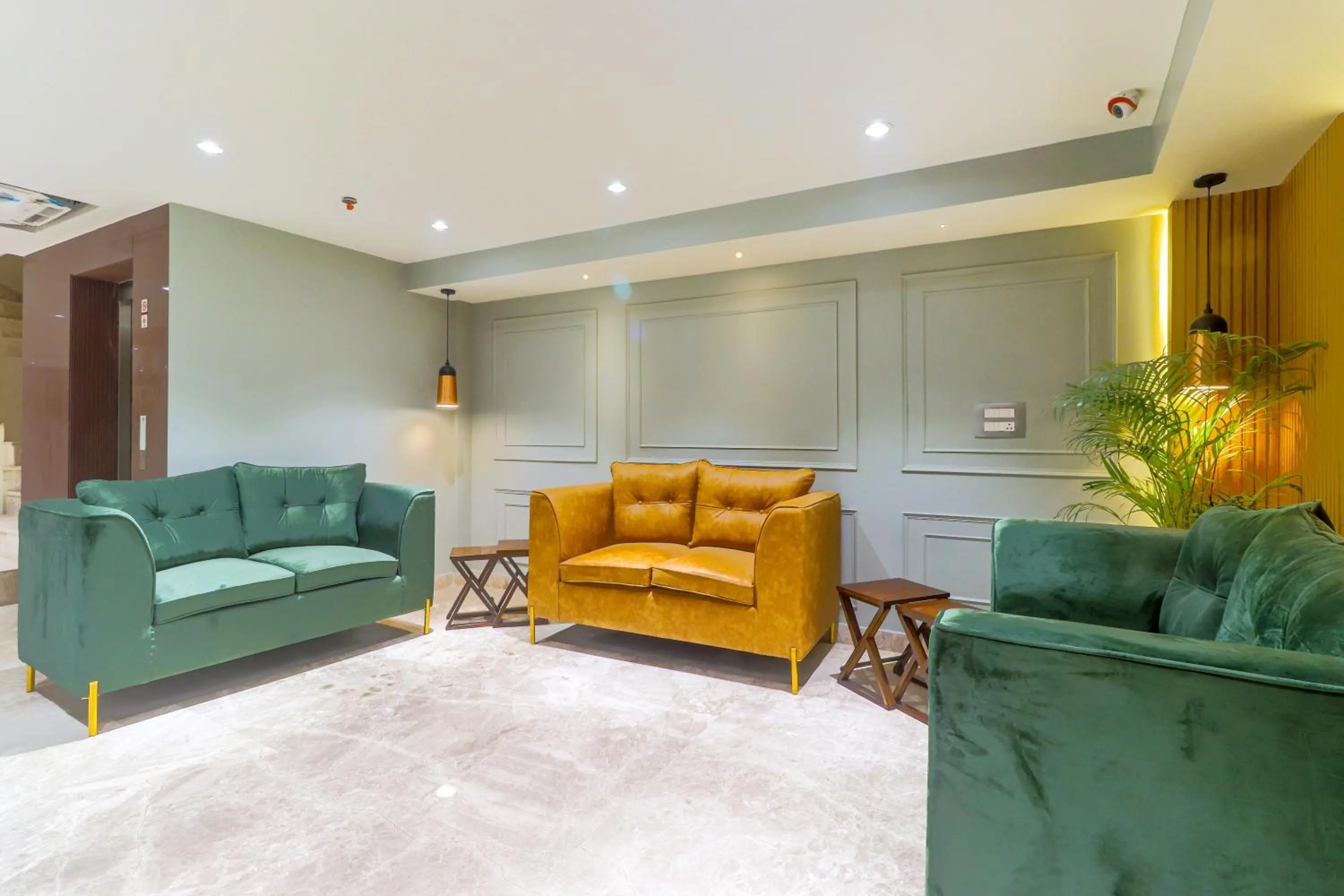 Lobby or reception in Hotel Bricks, Karol Bagh, New Delhi