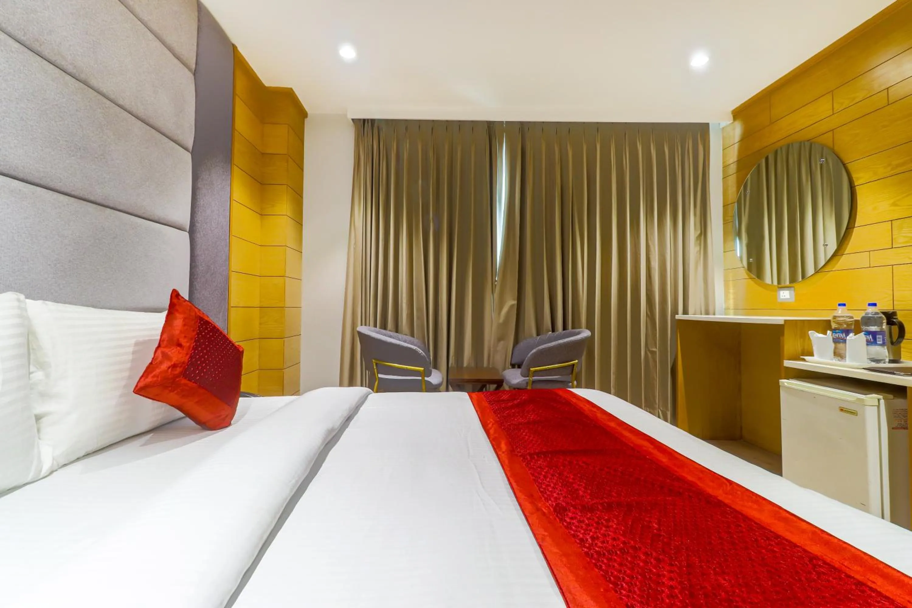 Bed in Hotel Bricks, Karol Bagh, New Delhi