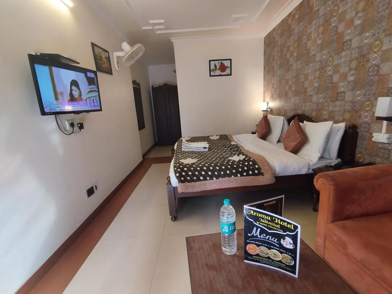 Bed in Hotel Aroma Nainital In house parking