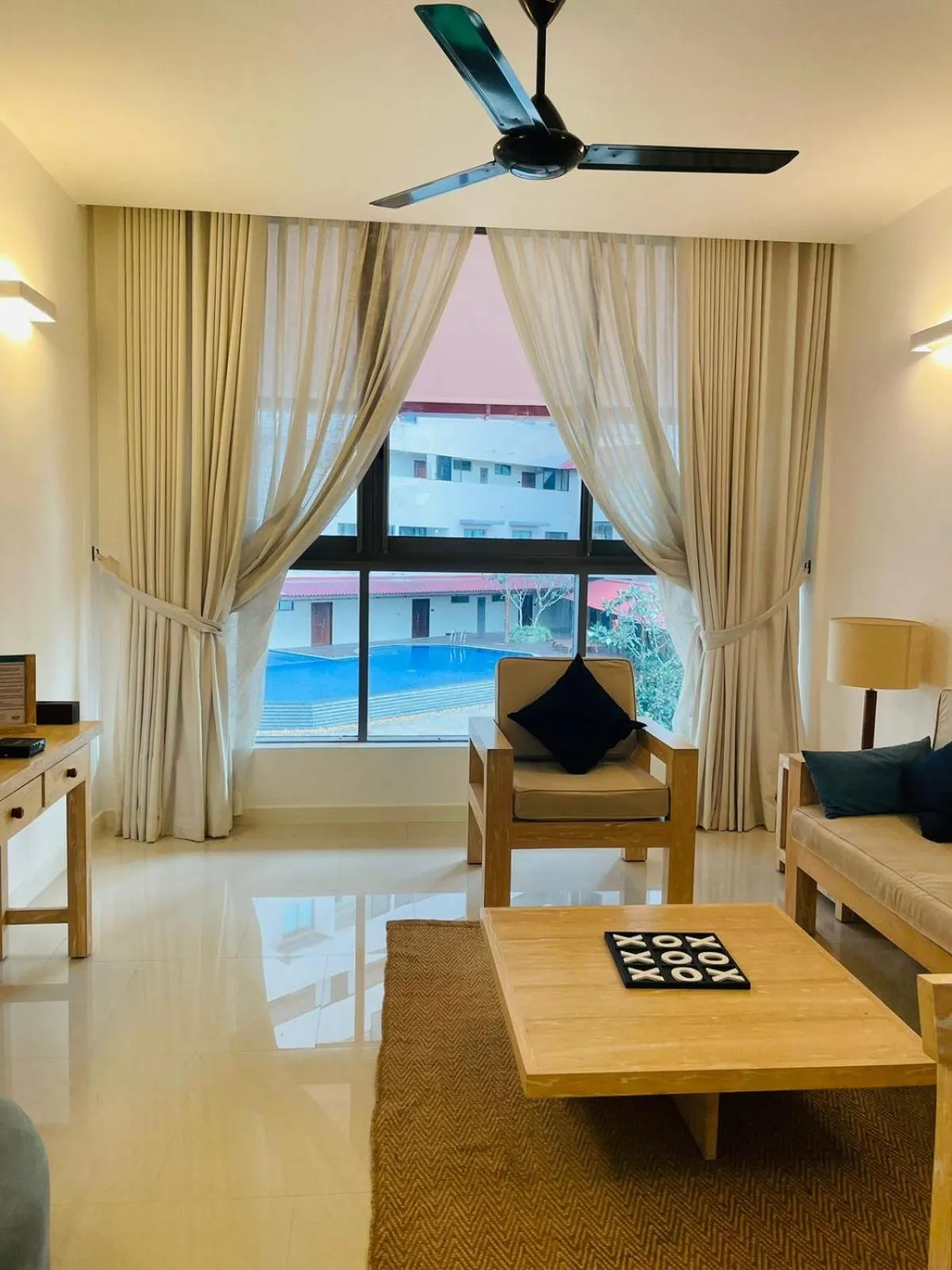 Living room in Oceanfront Galle by ICC