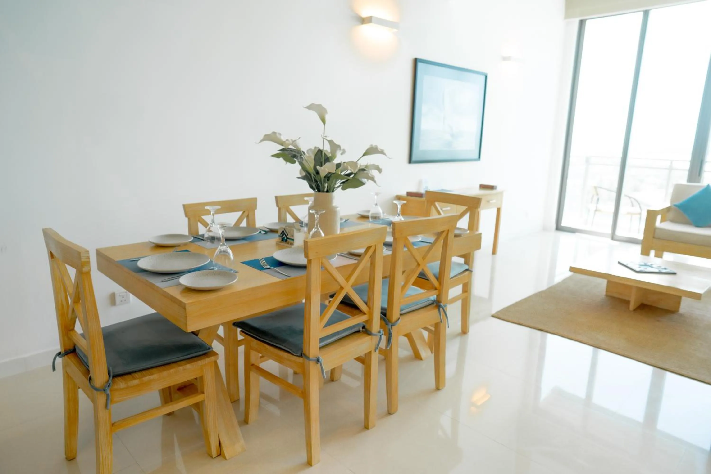 Dining area in Oceanfront Galle by ICC