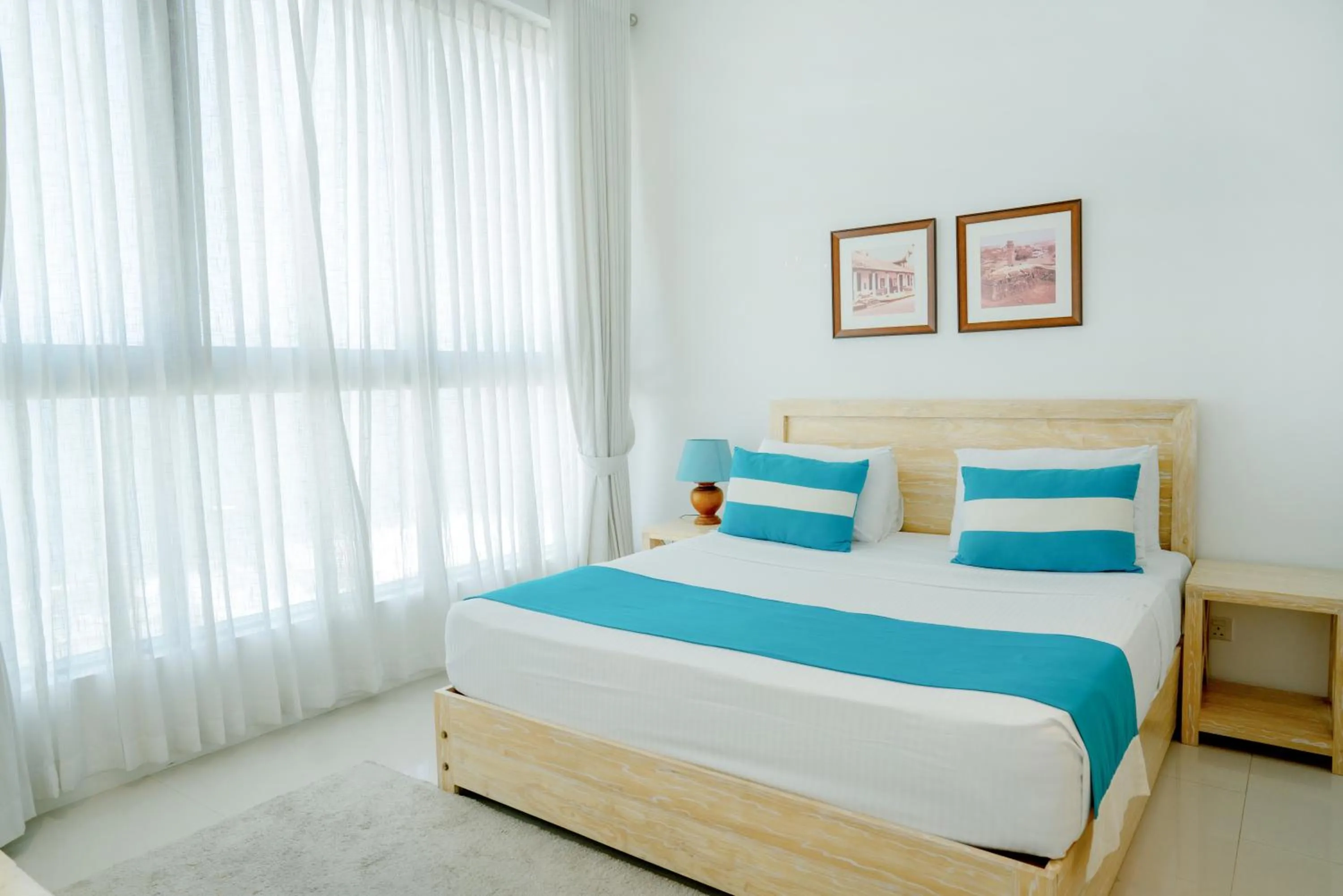 Bed in Oceanfront Galle by ICC