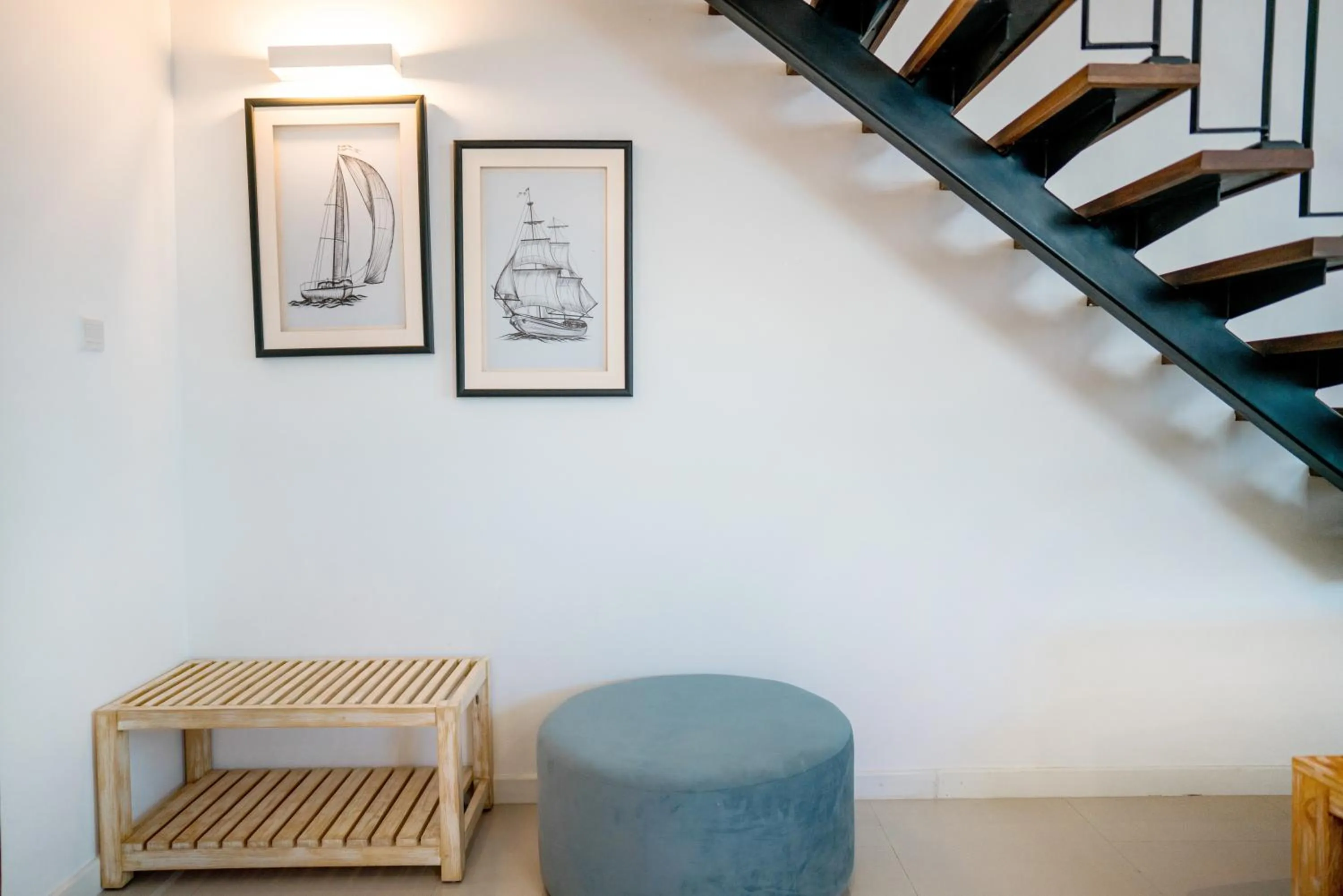 Living room in Oceanfront Galle by ICC