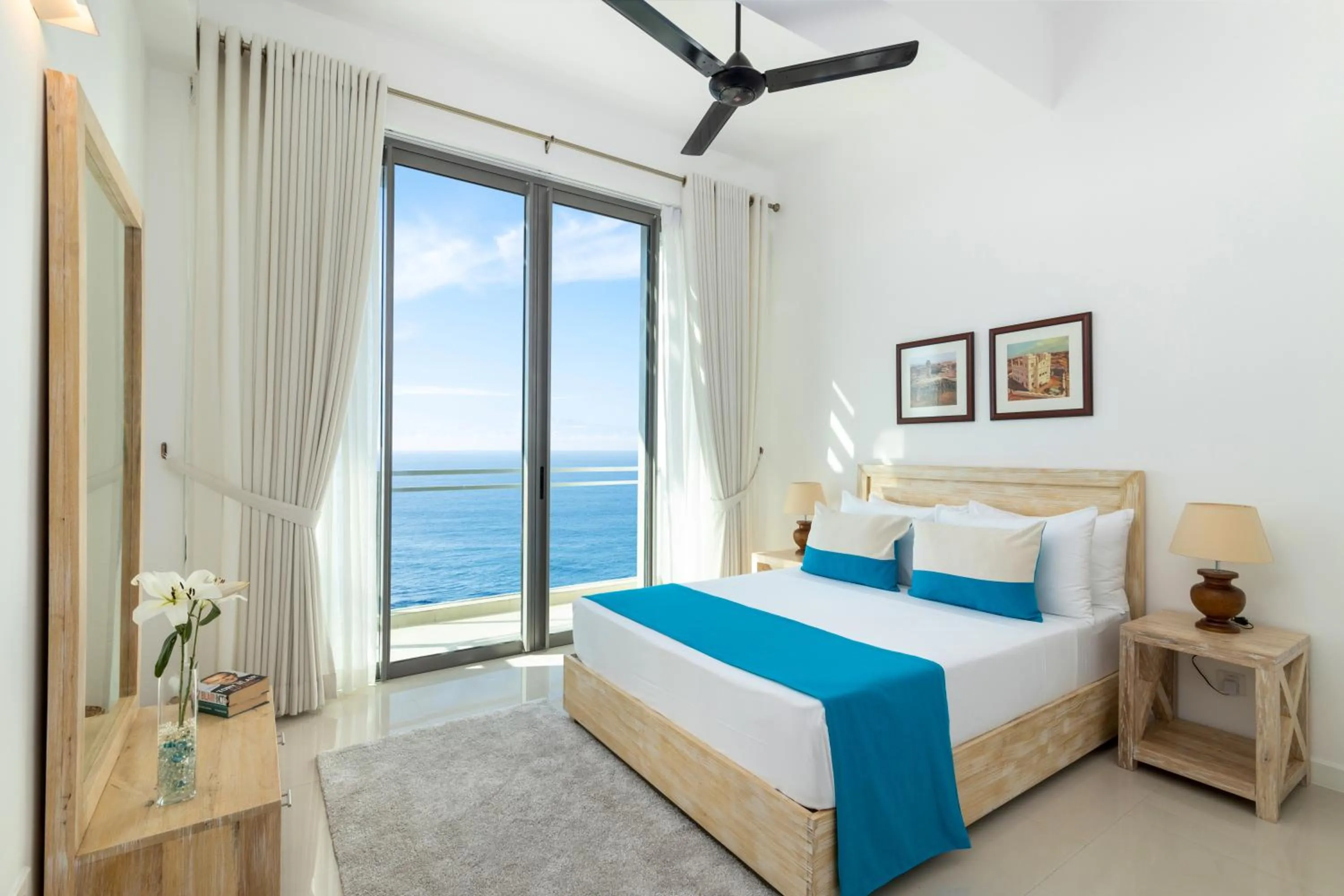 Bedroom, Bed in Oceanfront Galle by ICC