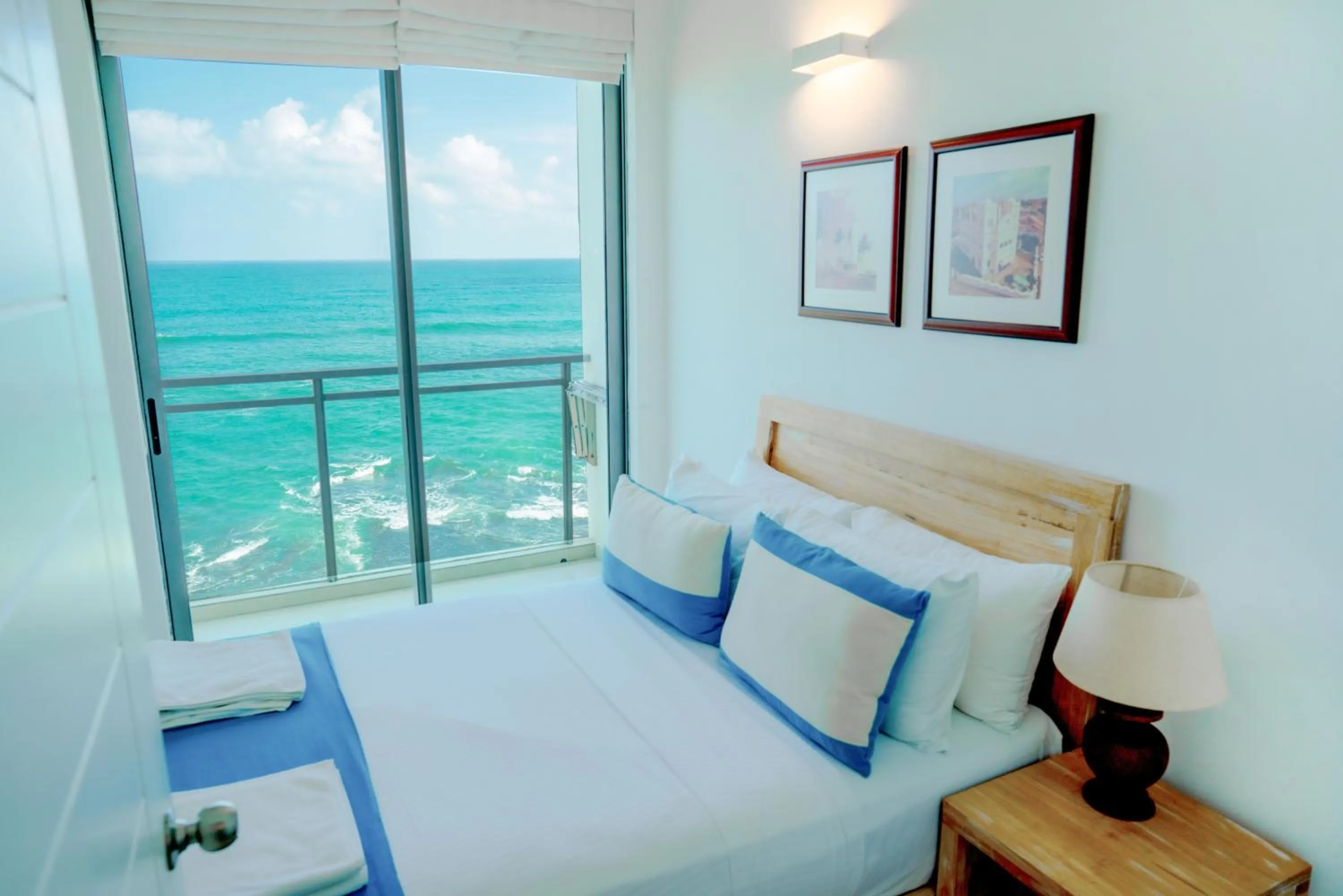 View (from property/room), Bed in Oceanfront Galle by ICC