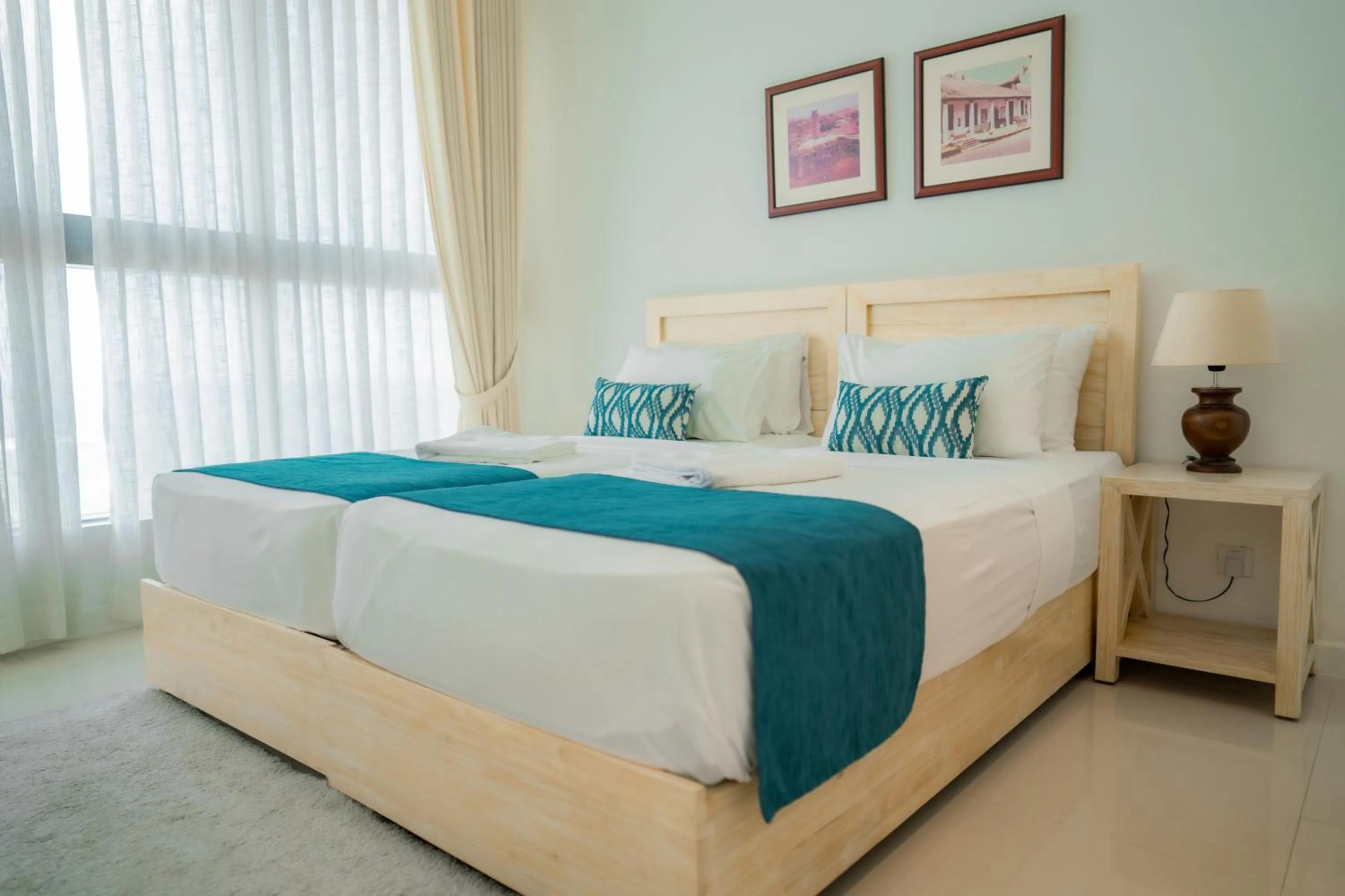 Bed in Oceanfront Galle by ICC