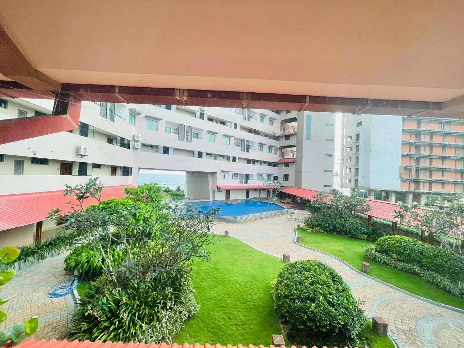 Garden view in Oceanfront Galle by ICC