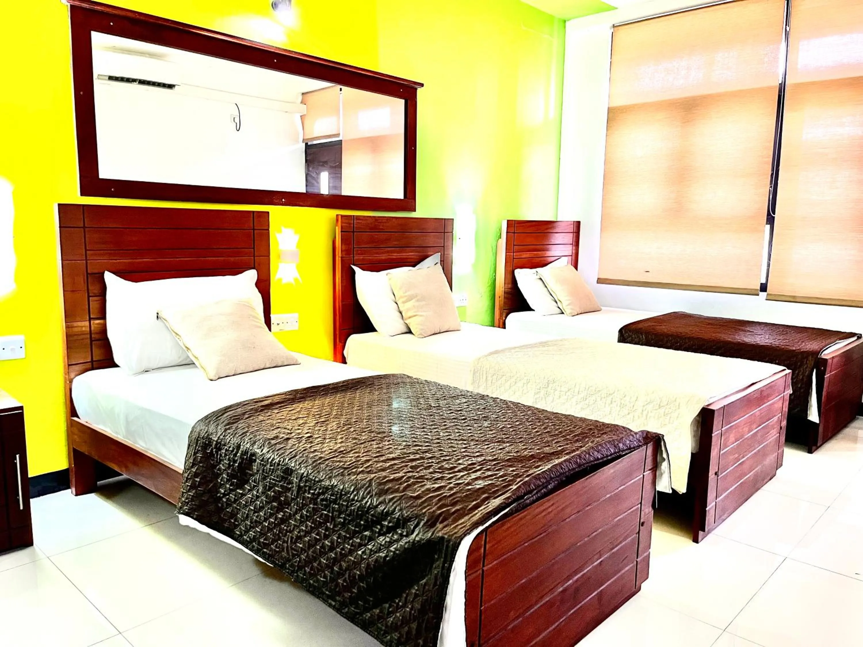 Bed in Subhas Tourist Hotel