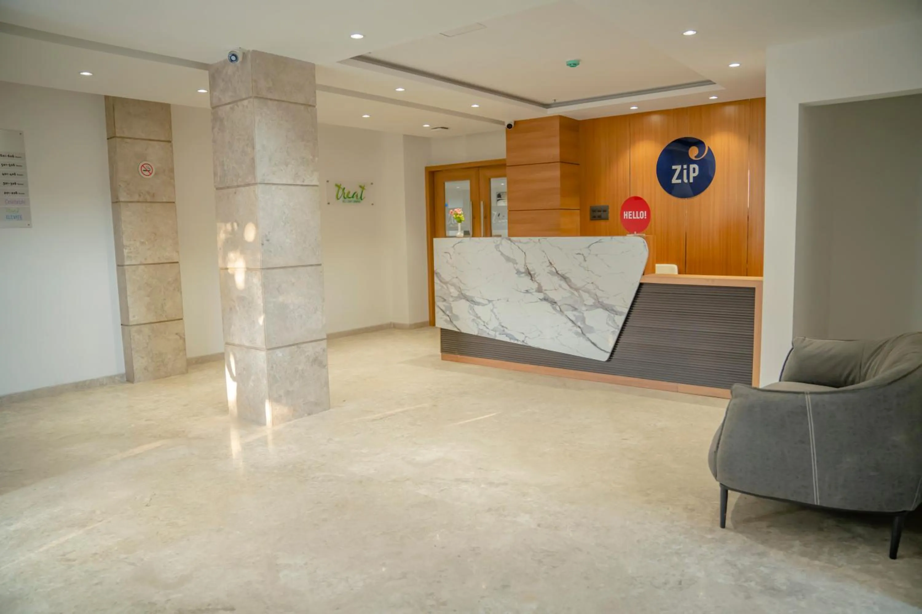 Lobby or reception in Zip By Spree Hotels Chakan, Pune