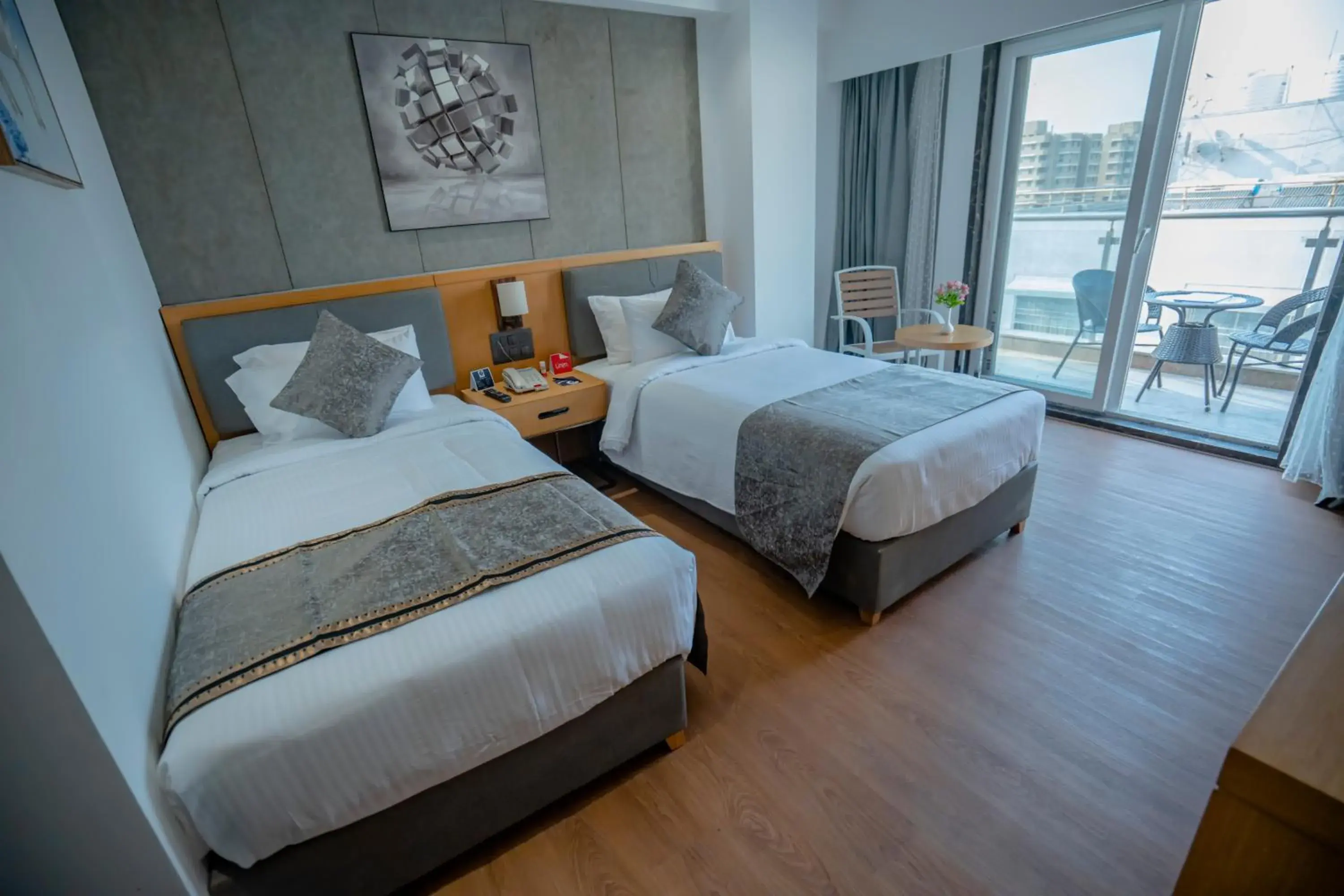 Deluxe Double Room with Balcony - single occupancy in Zip By Spree Hotels Chakan, Pune Deluxe Double Room with Balcony - single occupancy in Zip By Spree Hotels Chakan, Pune