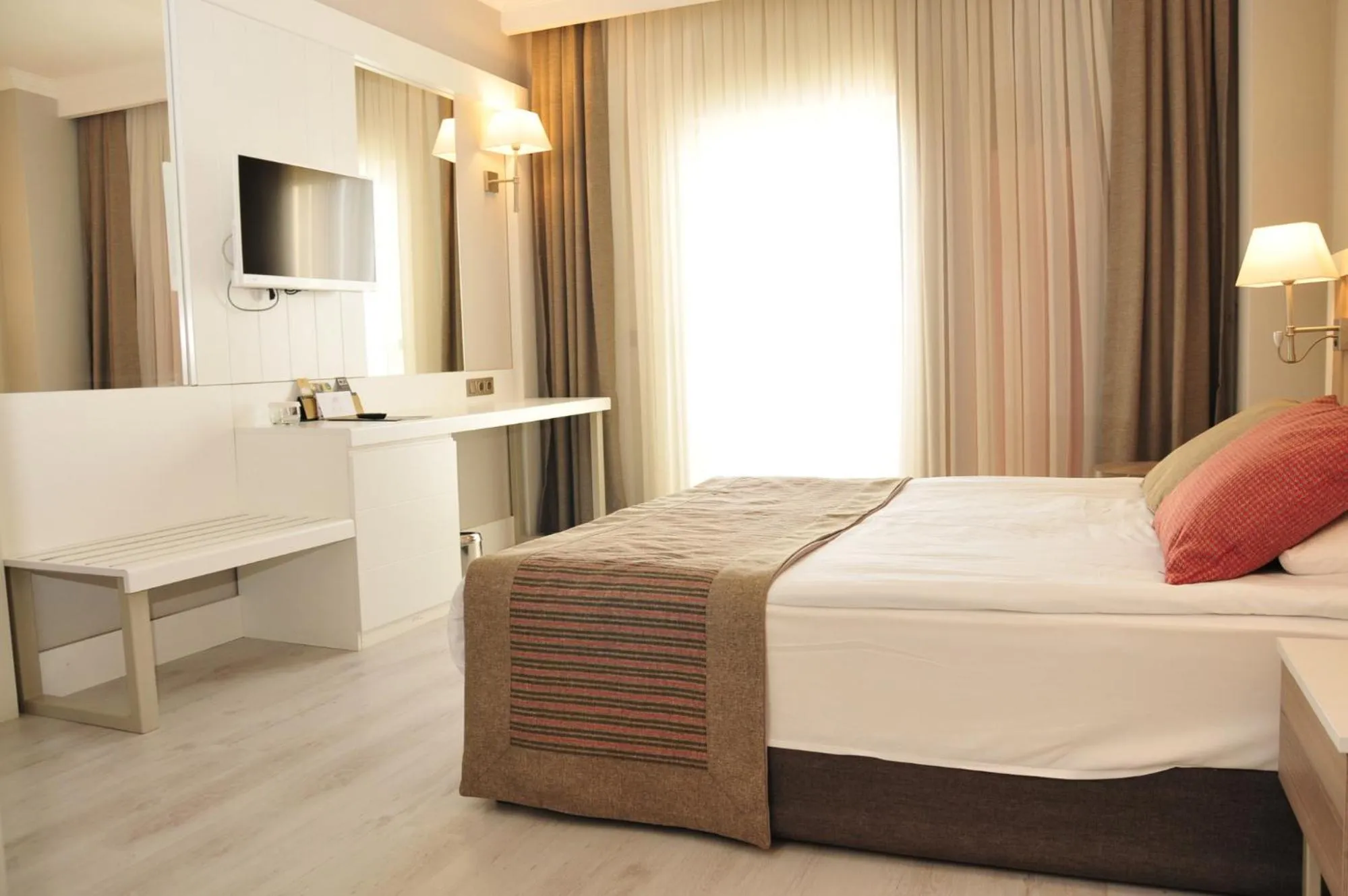 Bedroom, Bed in LRS Hotels Port River Hotel & Spa - Ultra All Inclusive