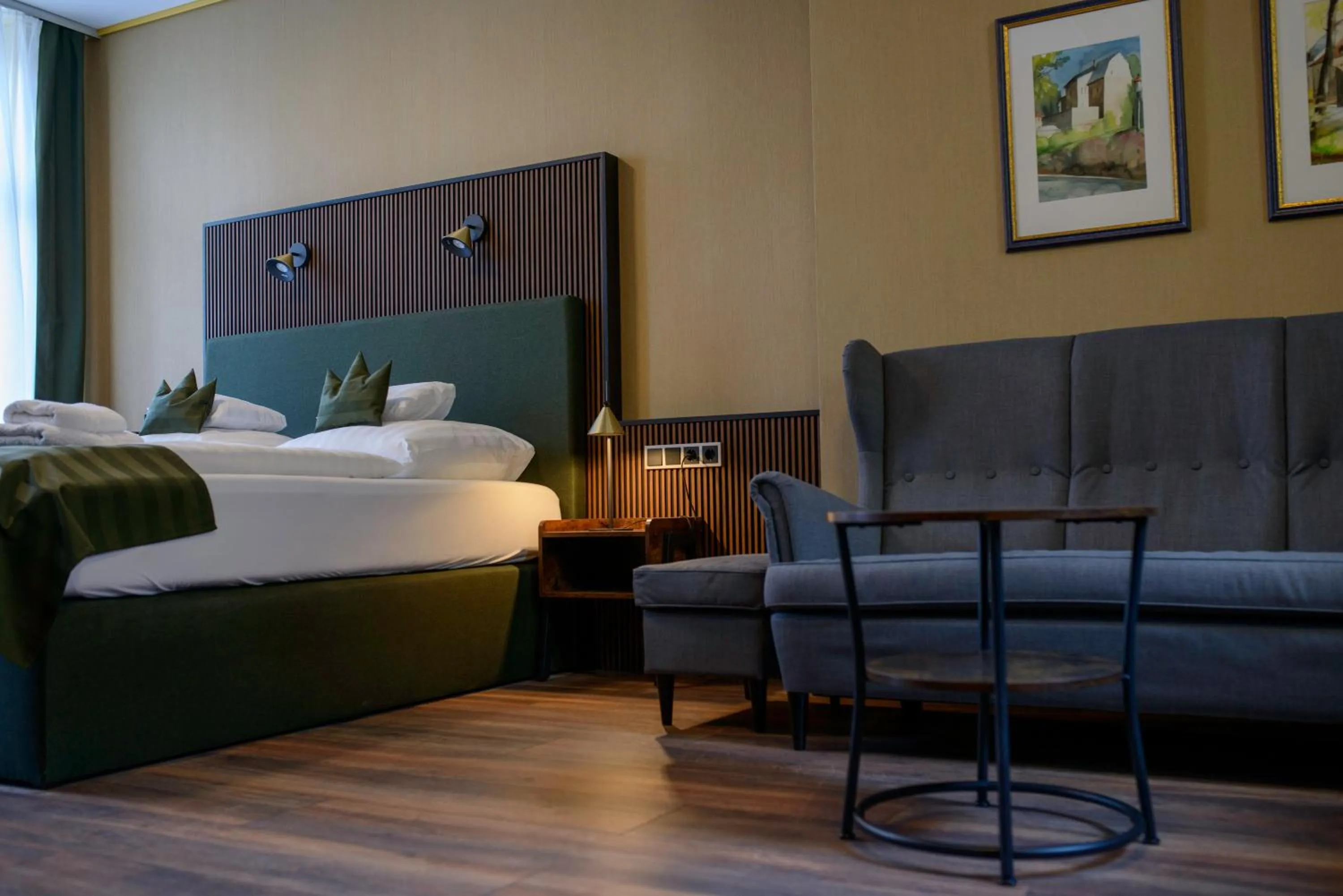 Bed in Stadthotel König Albert