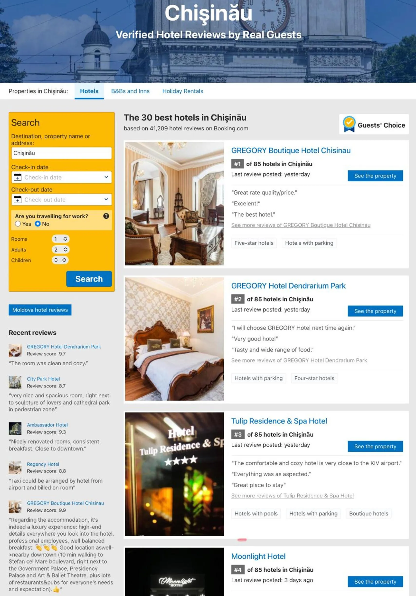 Logo/Certificate/Sign in GREGORY Boutique Hotel Chisinau