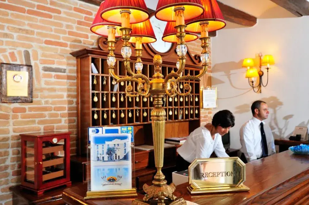 Lobby or reception in Hotel Arbatasar Lobby or reception in Hotel Arbatasar