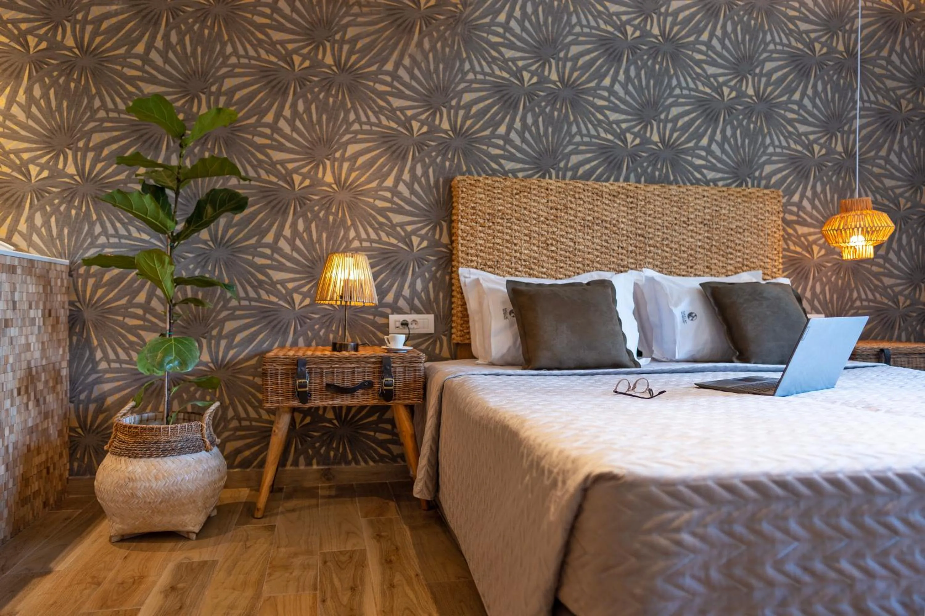 Bed in Naillac Boutique Hotel