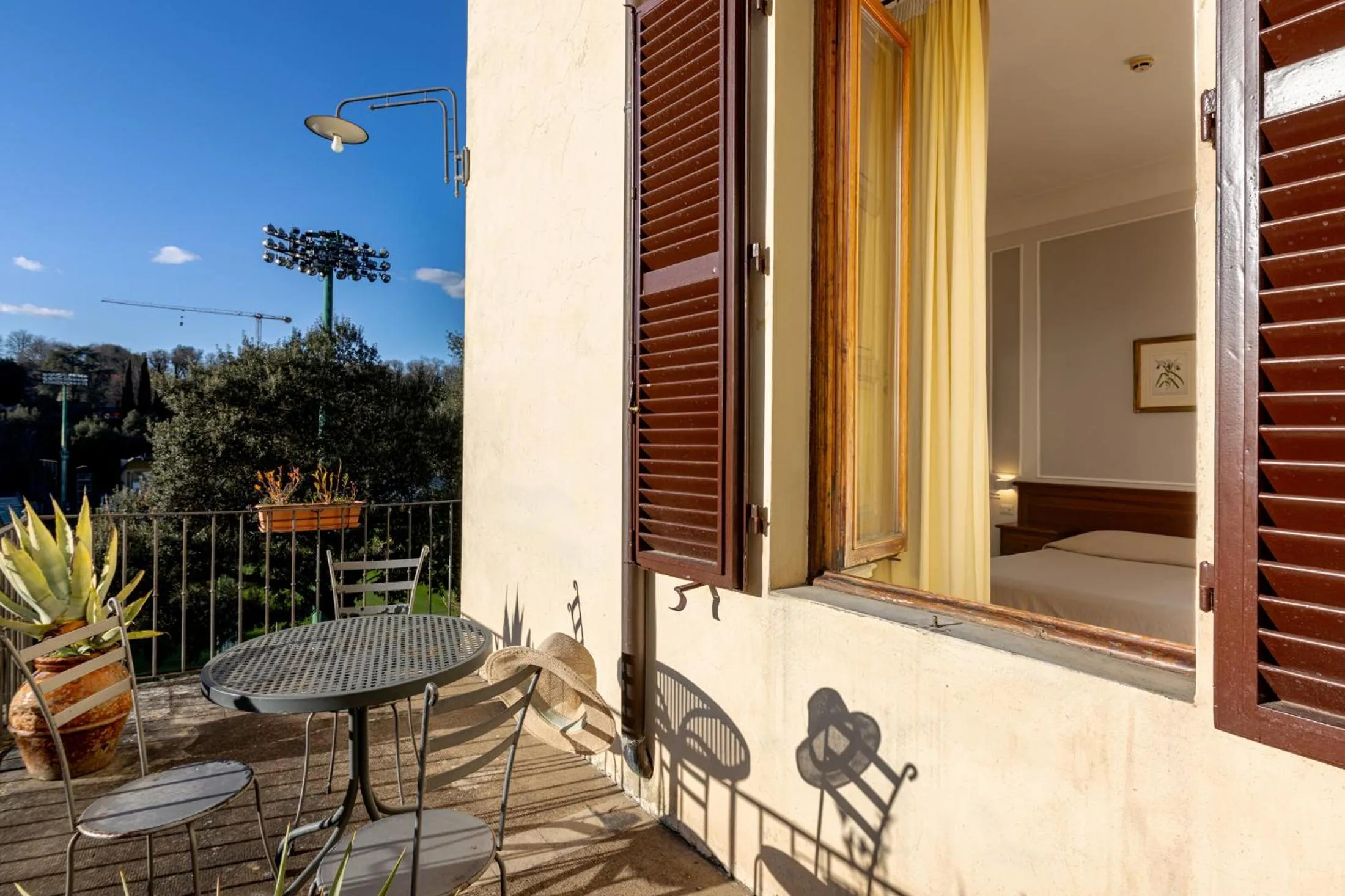 Balcony/Terrace in Albergo Chiusarelli
