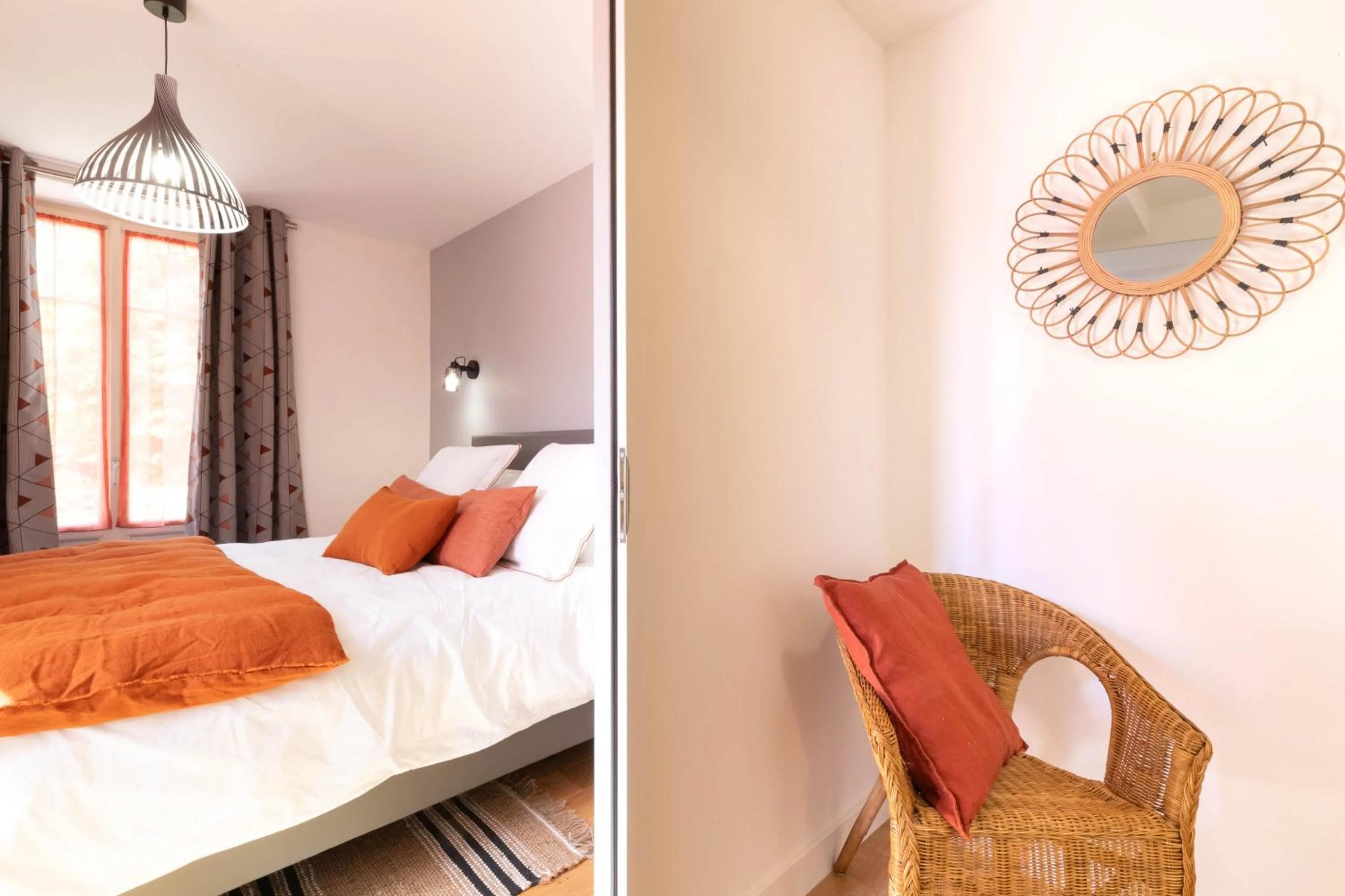 Bed in Villa Fémina