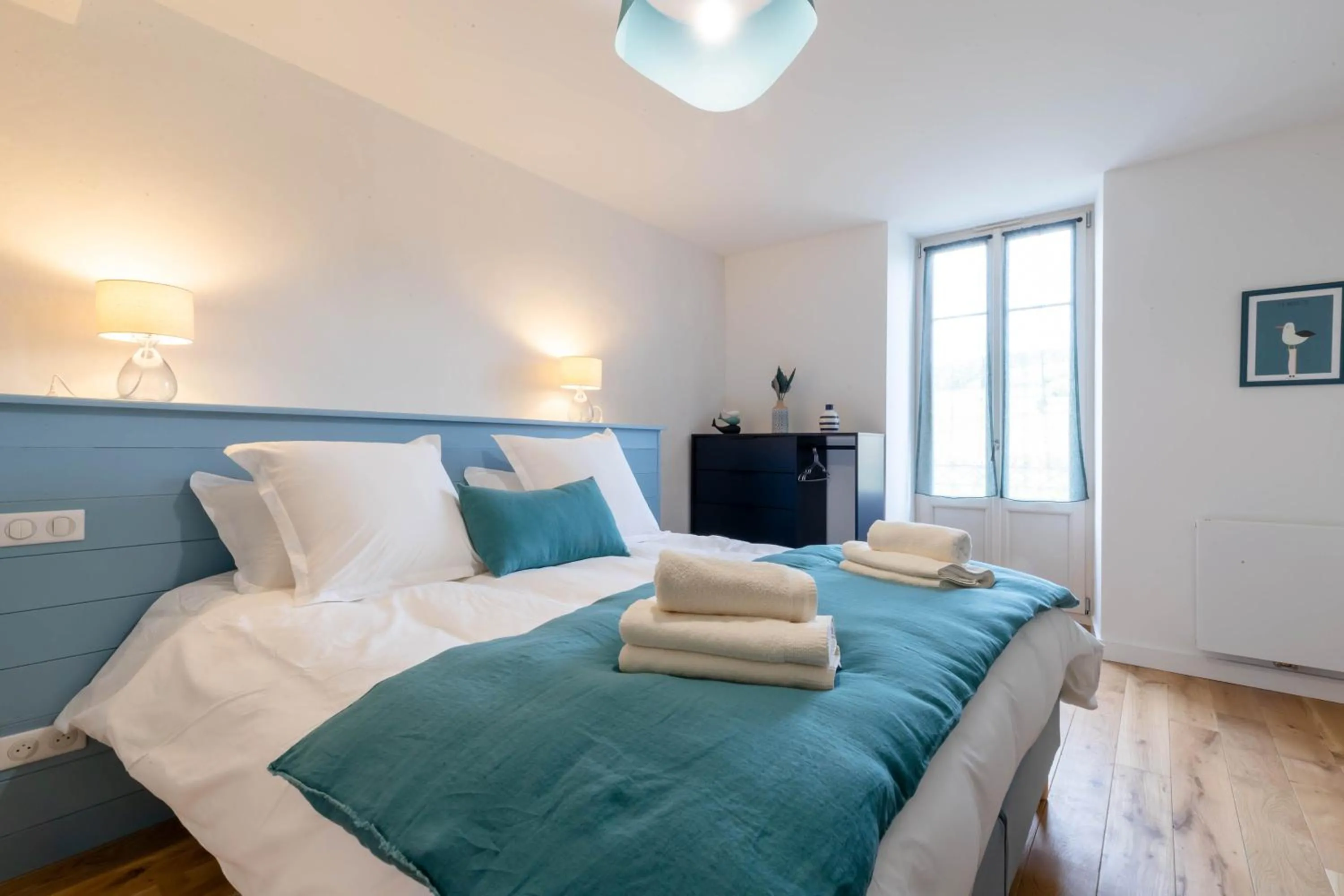 Bedroom, Bed in Villa Fémina