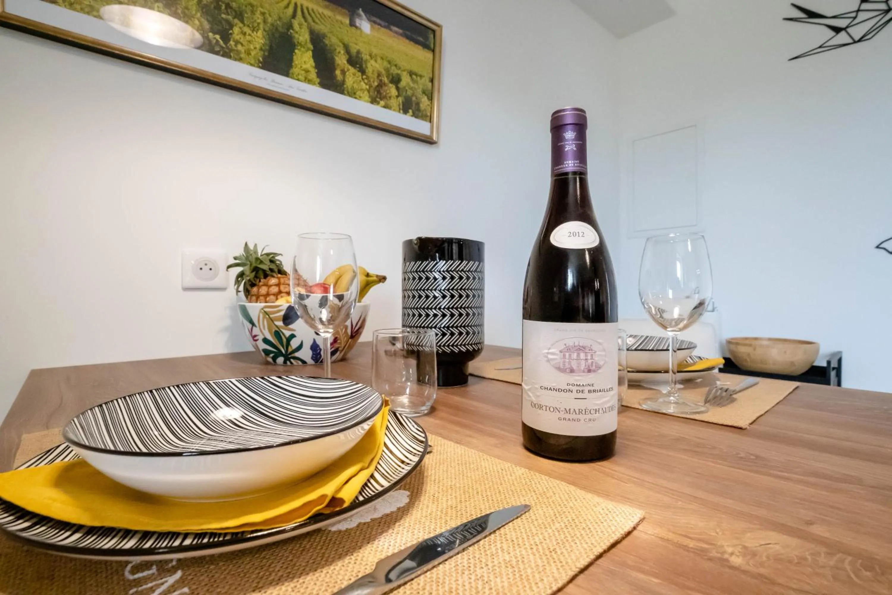 Dining area in Villa Fémina