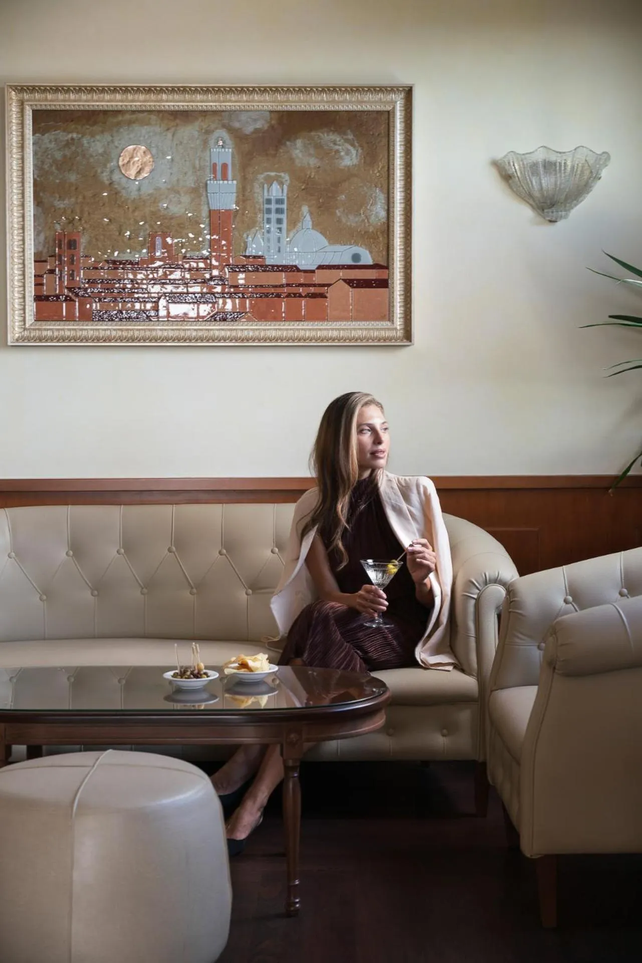 Lounge or bar in Hotel Athena